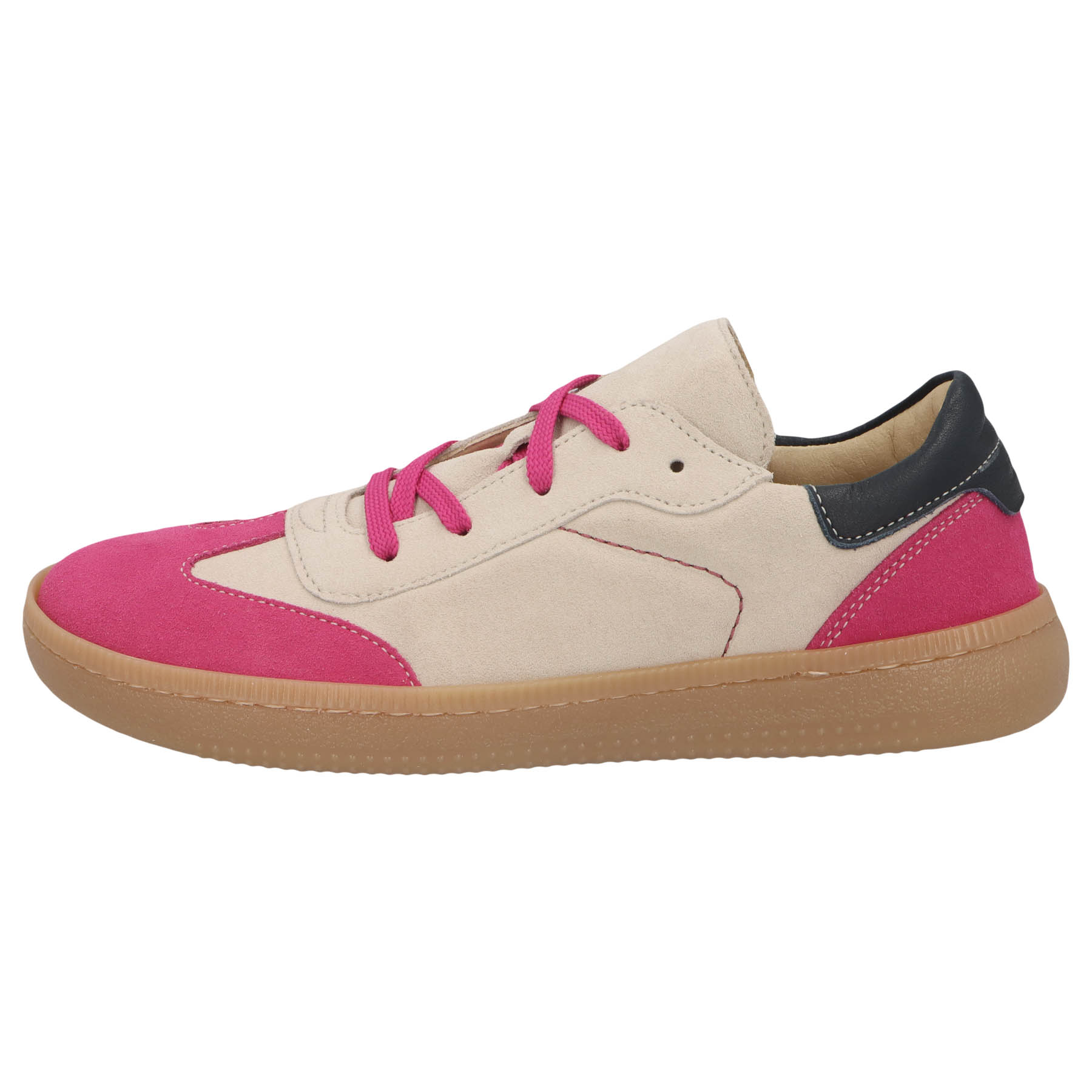 weiße halbschuh seitenansicht links