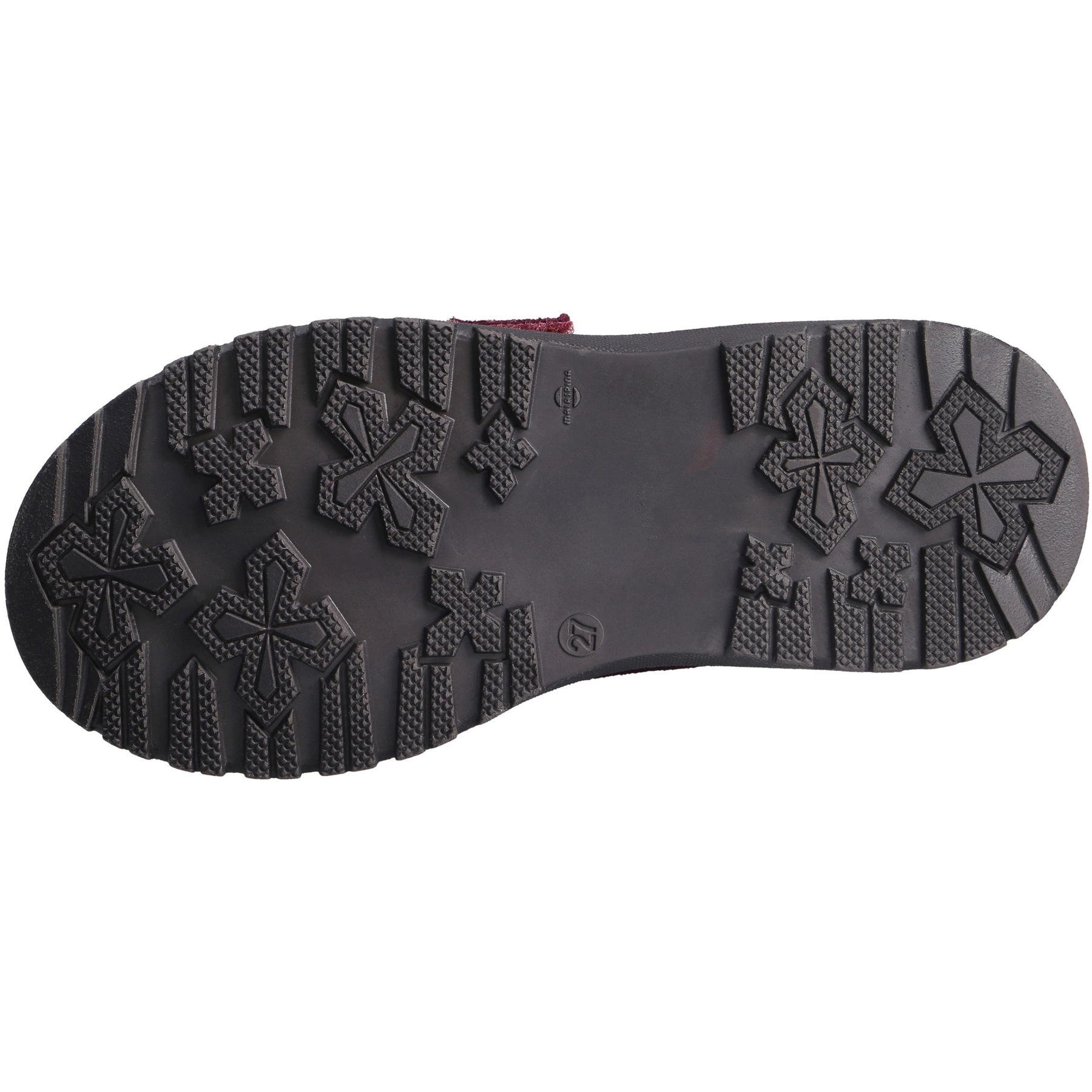 rote stiefeletten sohlenansicht