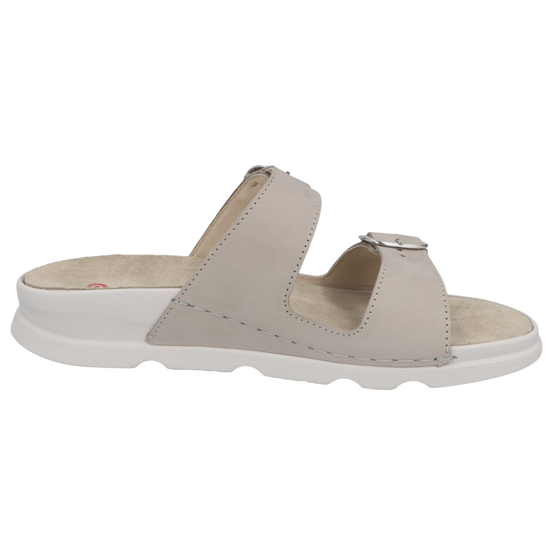 graue pantolette seitenansicht rechts