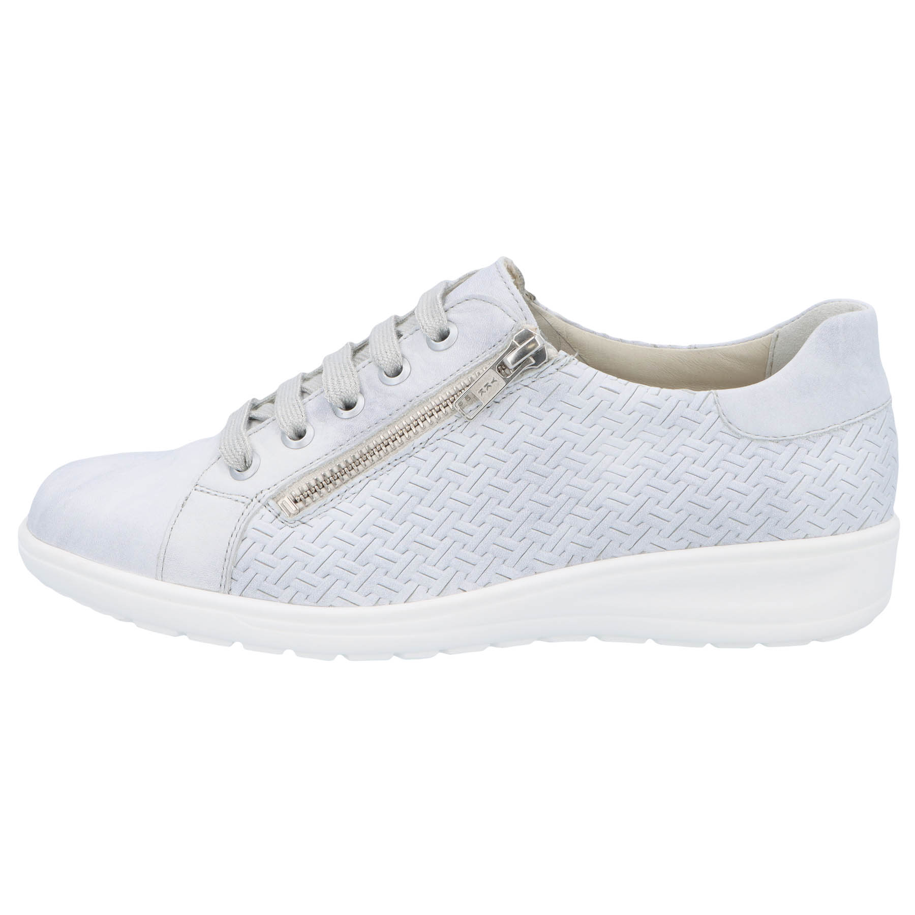 graue halbschuh seitenansicht links