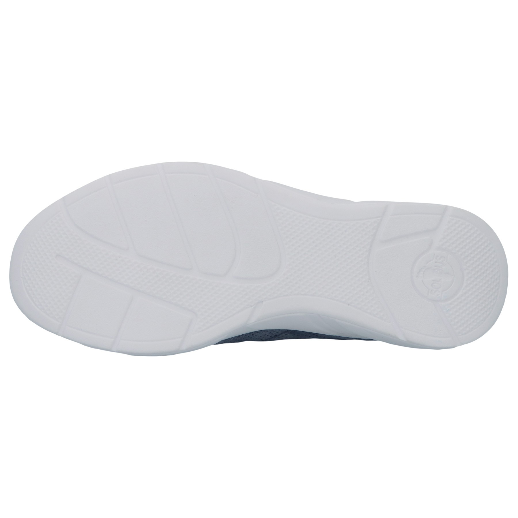 blaue halbschuh sohlenansicht