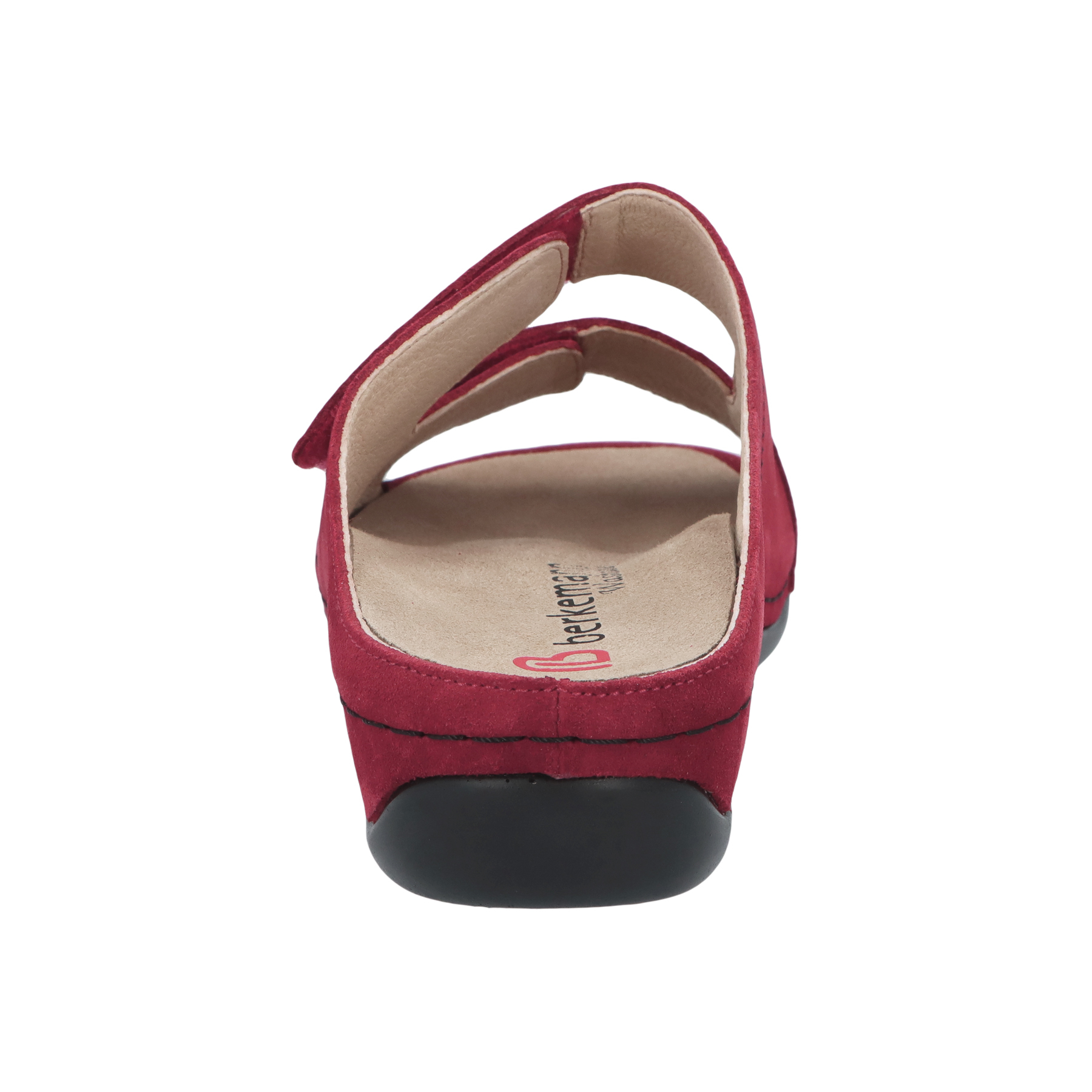 rote pantolette hinteransicht