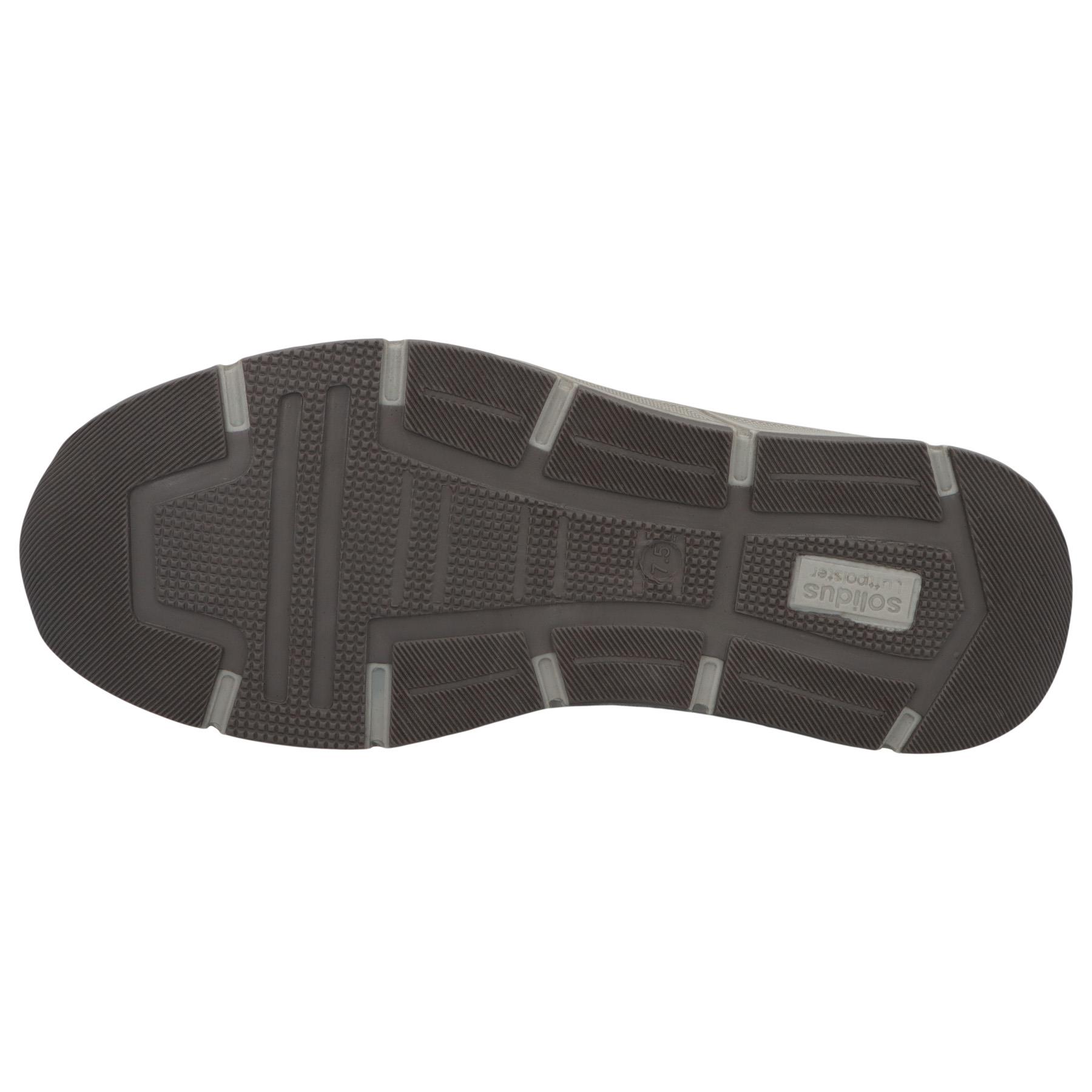 blaue halbschuh sohlenansicht