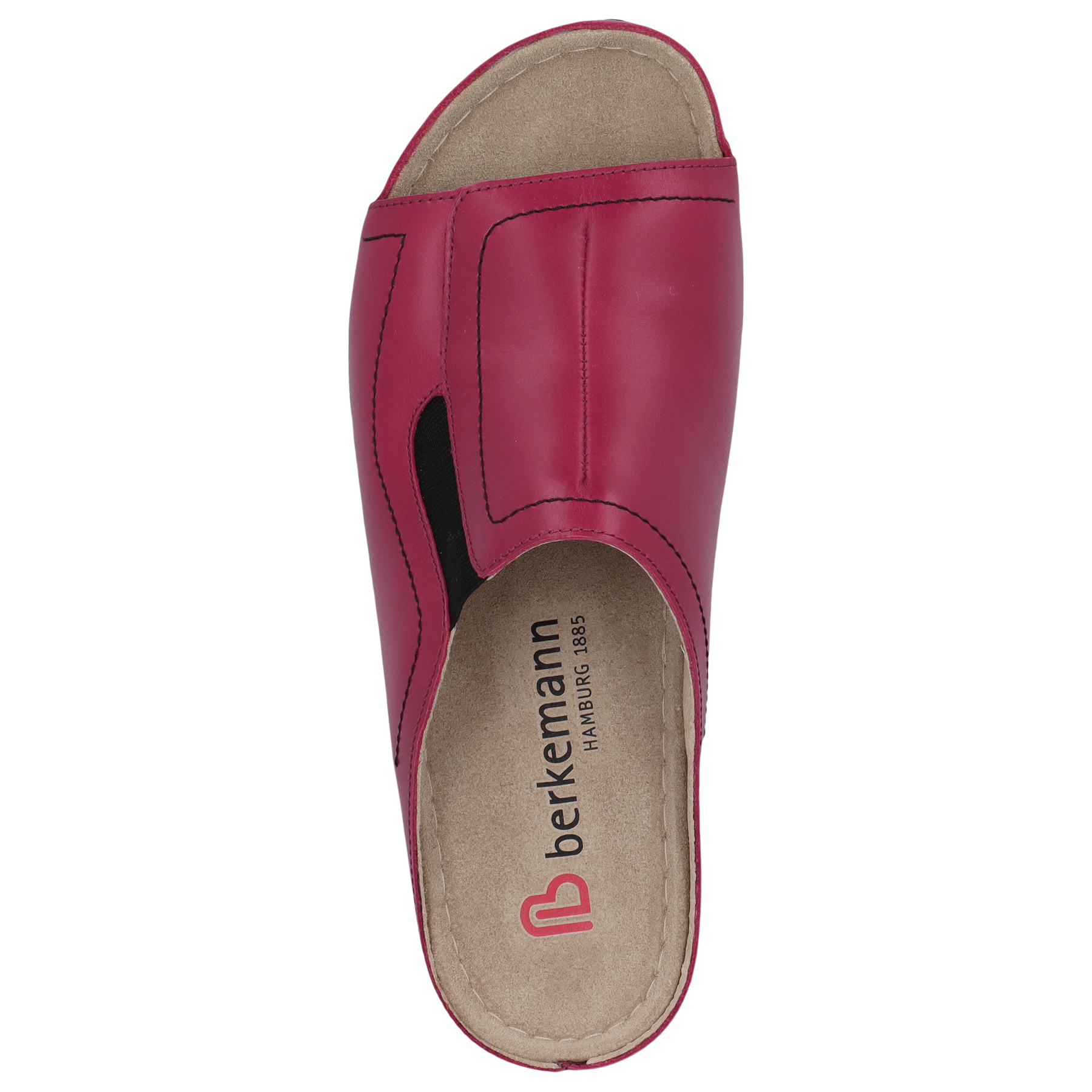 rote pantolette draufsicht