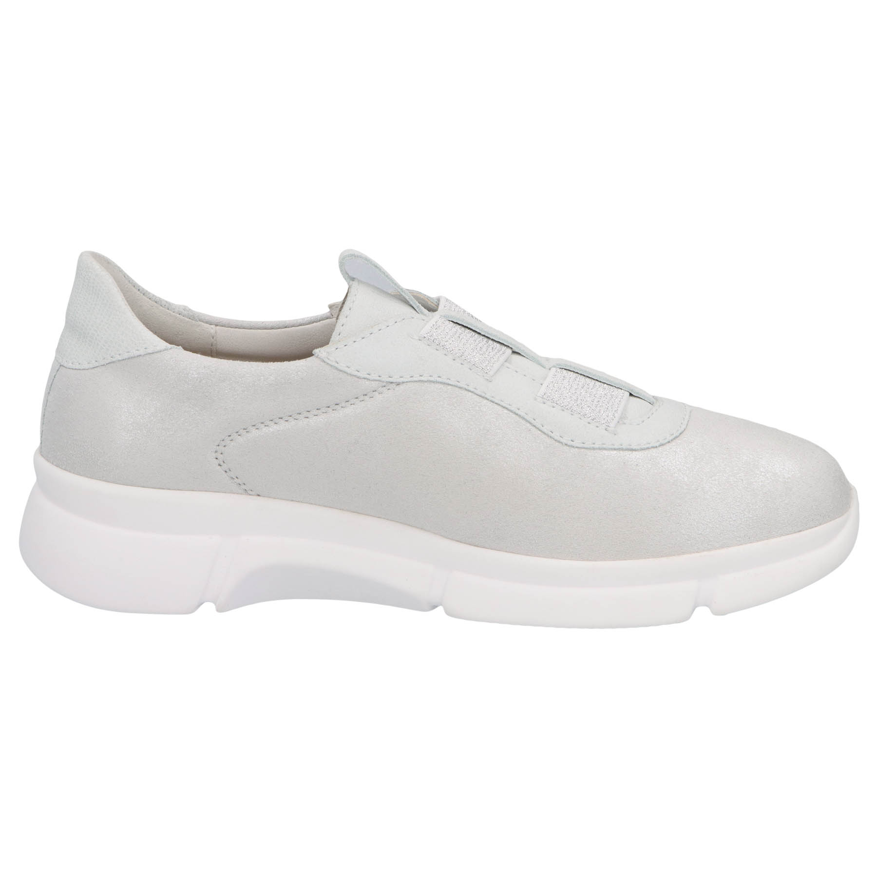 weiße halbschuh seitenansicht rechts