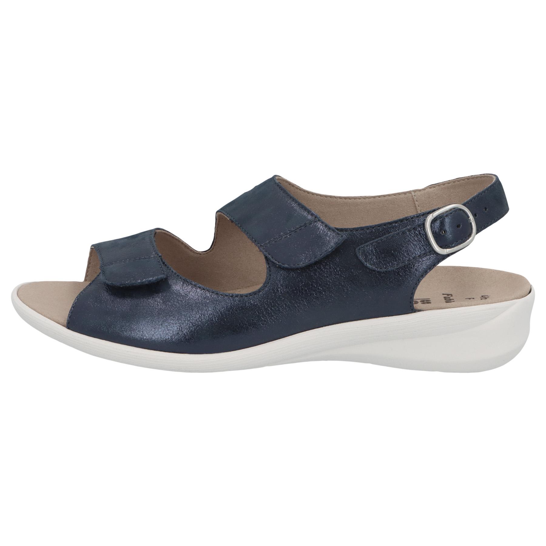 blaue sandale seitenansicht links