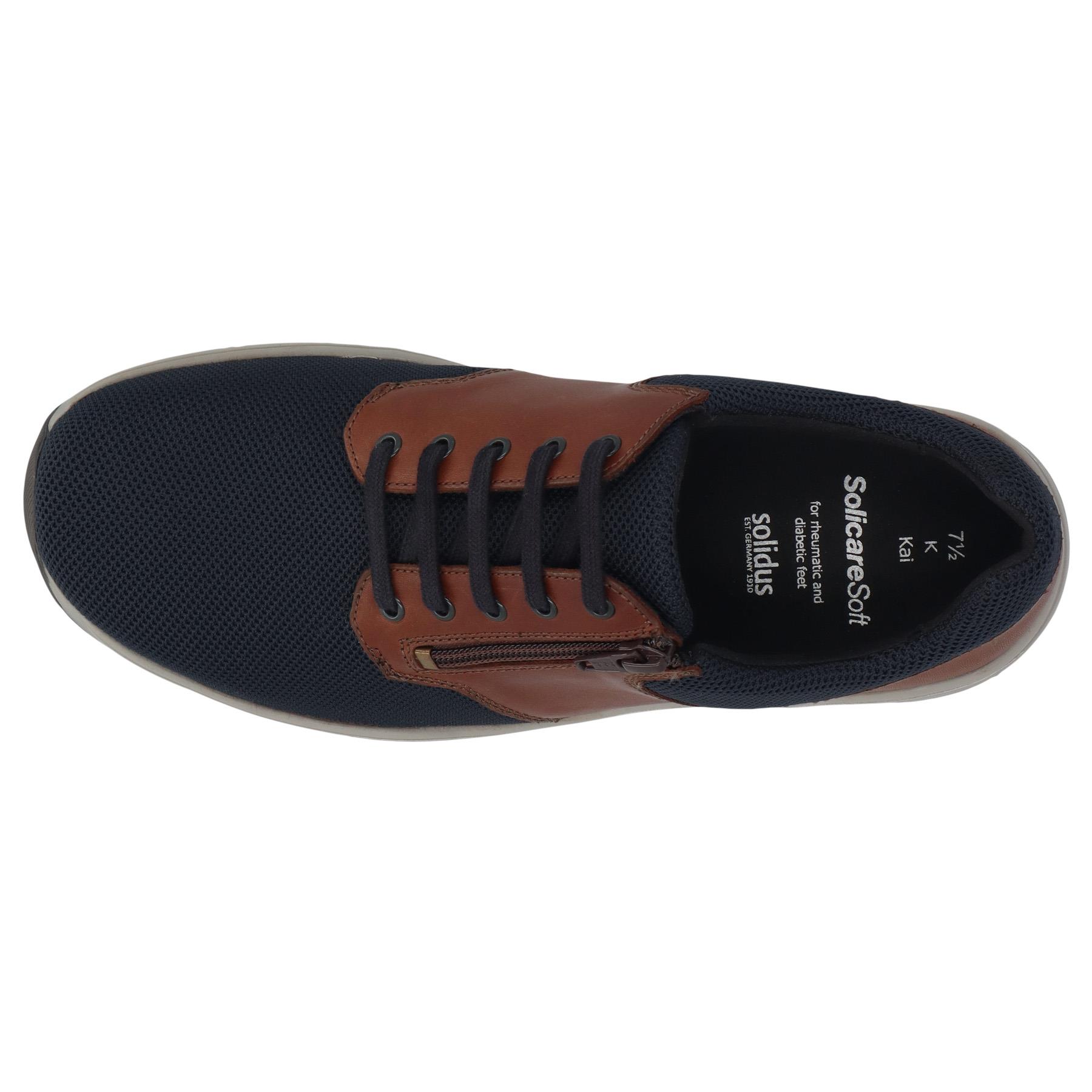 blaue halbschuh draufsicht