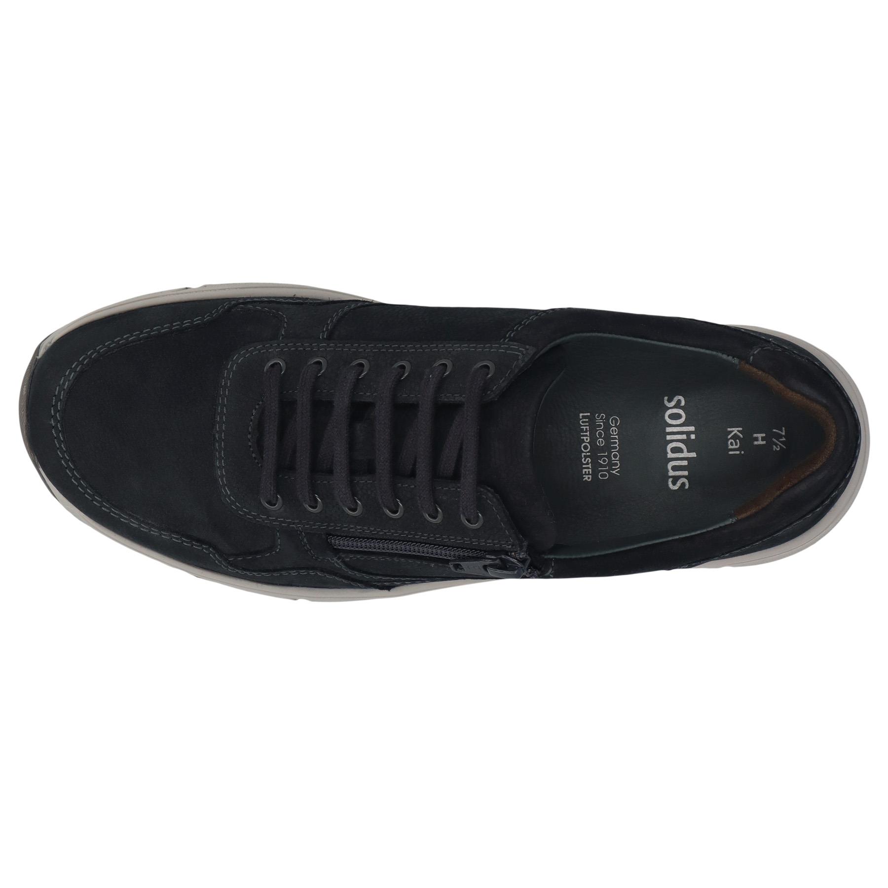 blaue halbschuh draufsicht