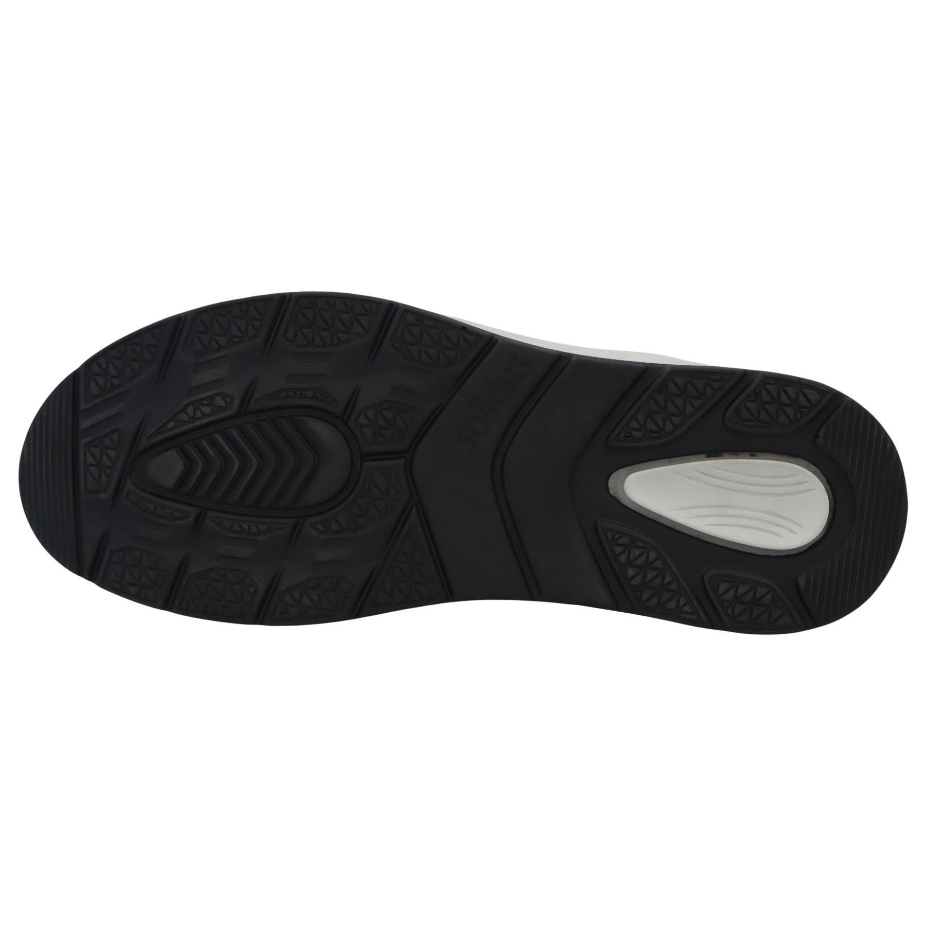 graue halbschuh sohlenansicht