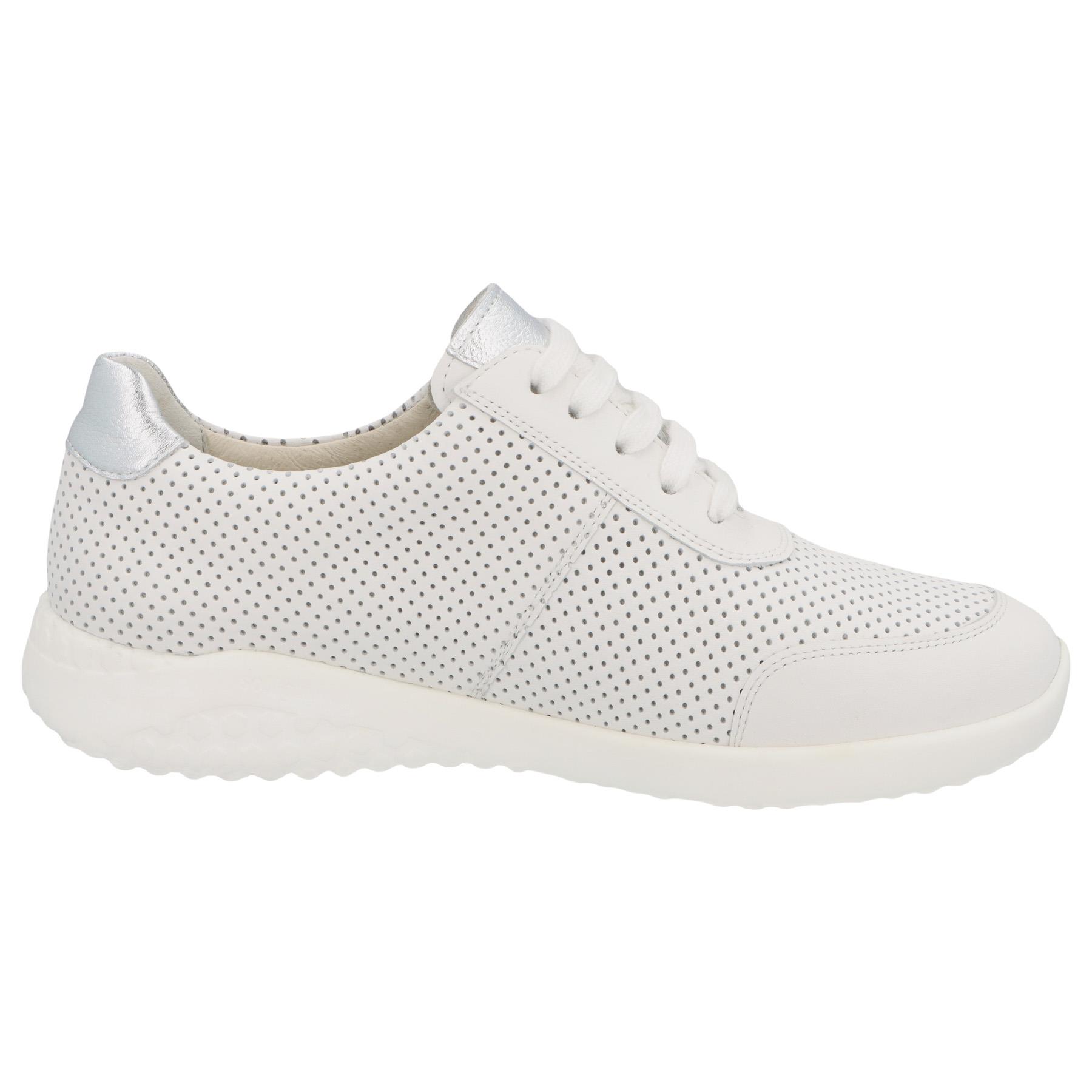 weiße halbschuh seitenansicht rechts