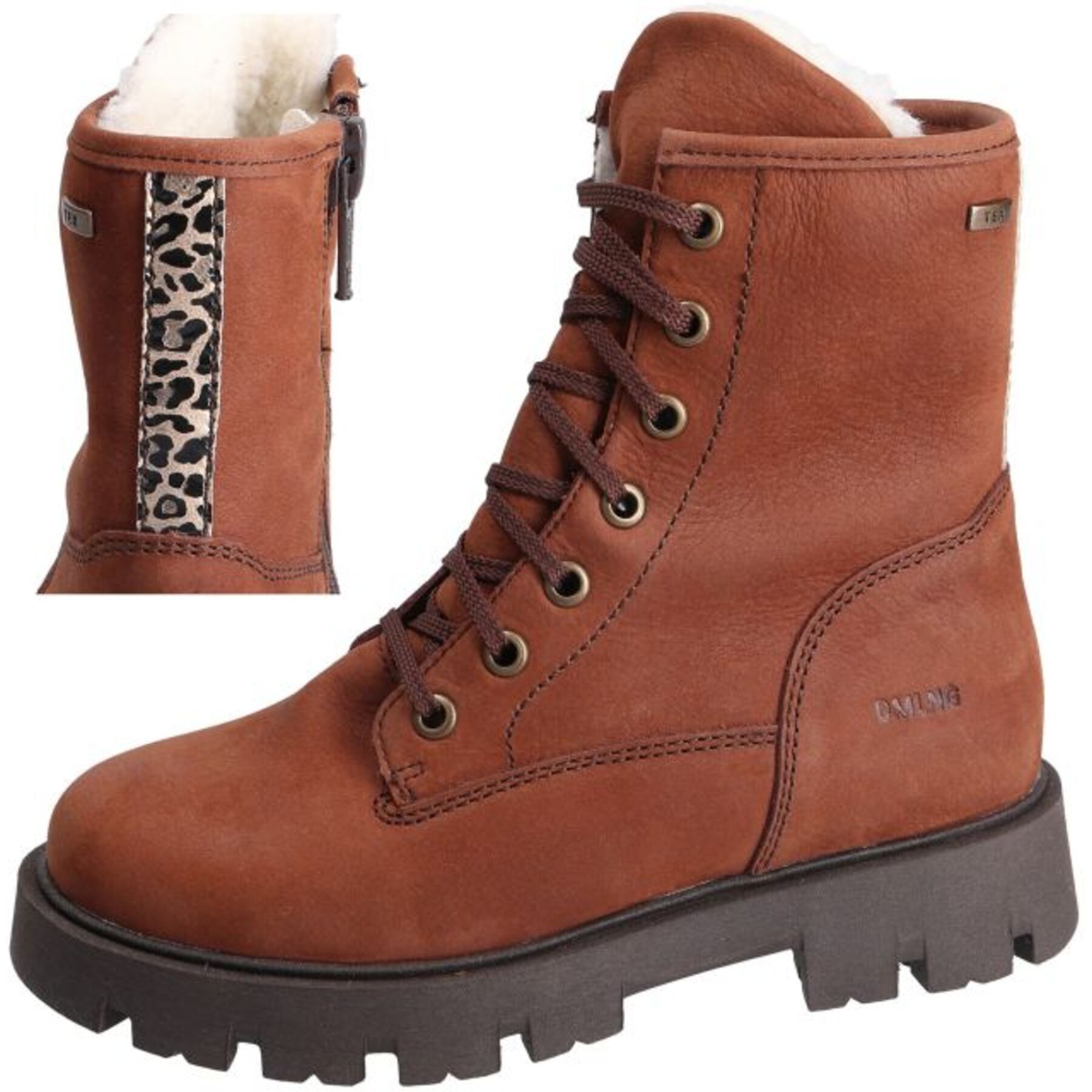 braune stiefeletten 3-4 ansicht