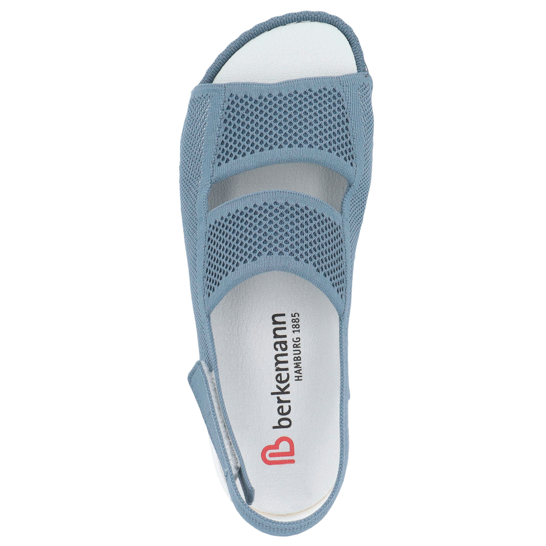 blaue sandale draufsicht