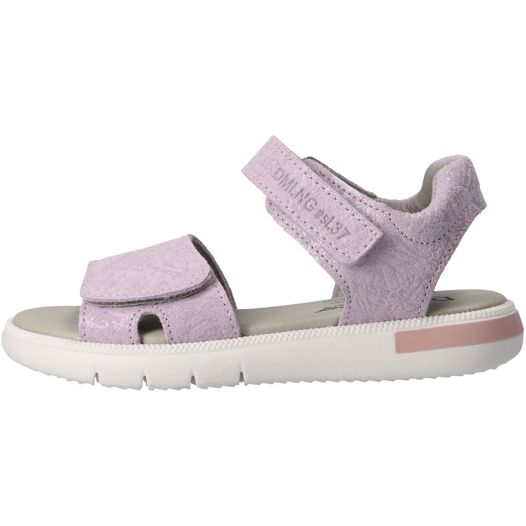 rote sandale seitenansicht links