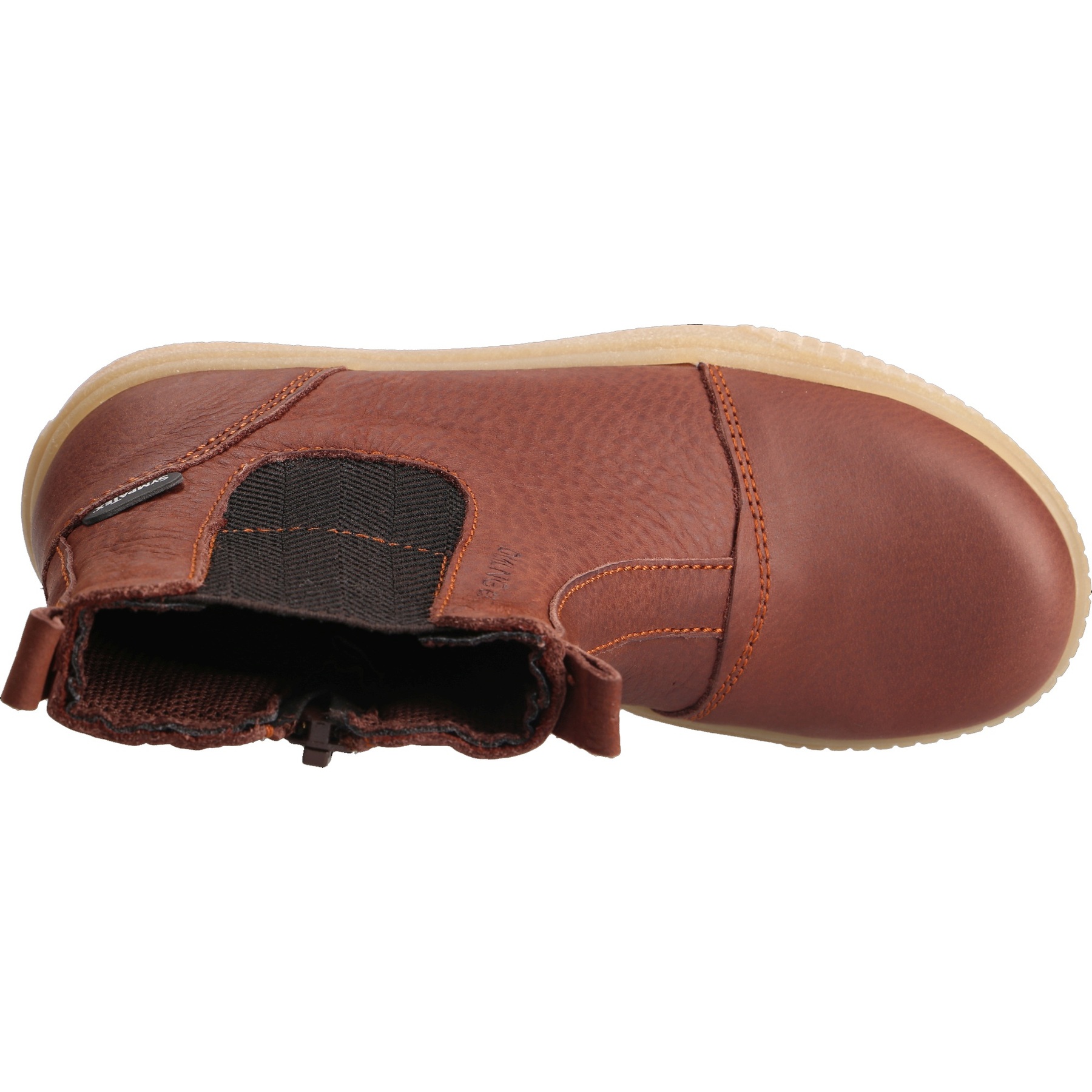 braune stiefel draufsicht