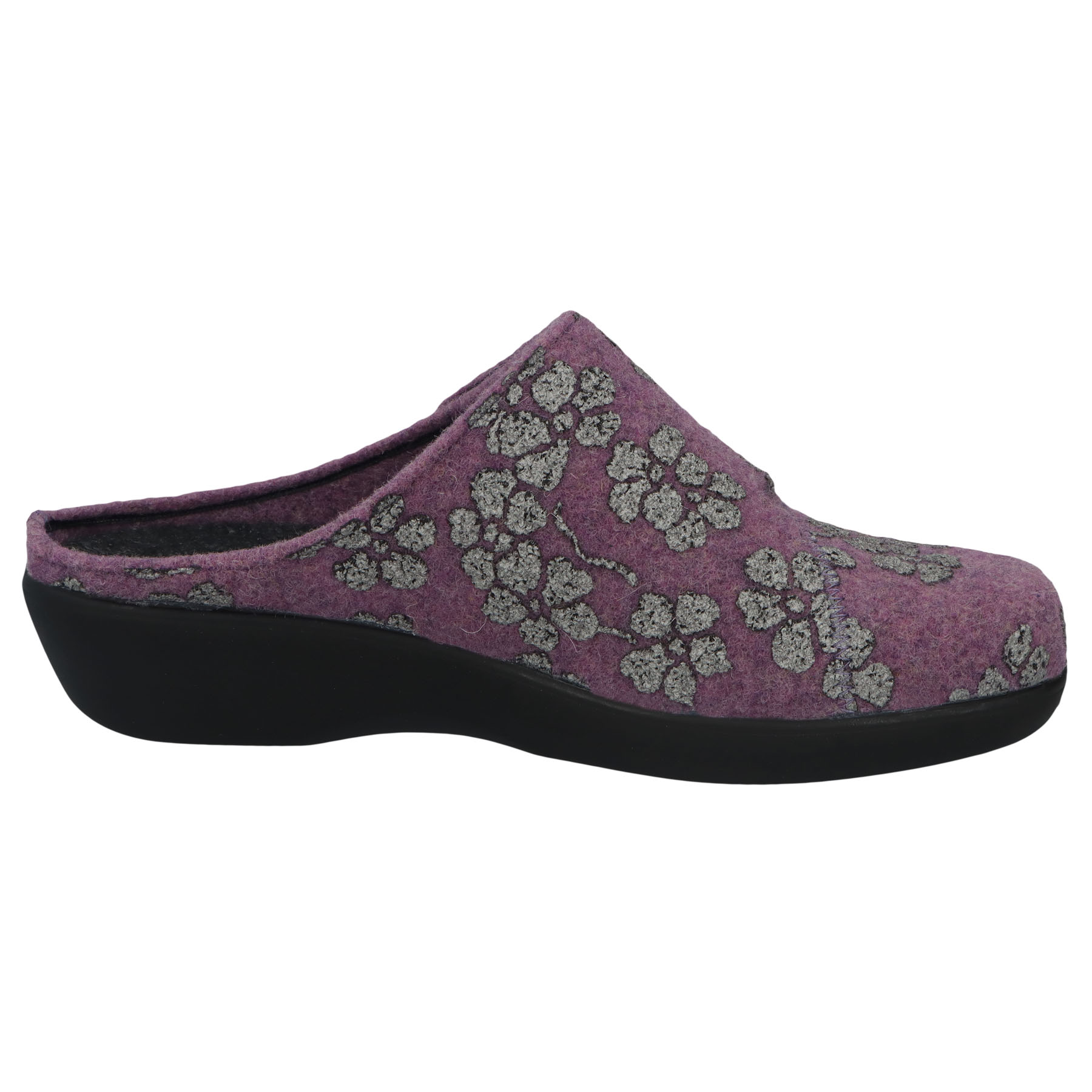 rote hausschuhe seitenansicht rechts