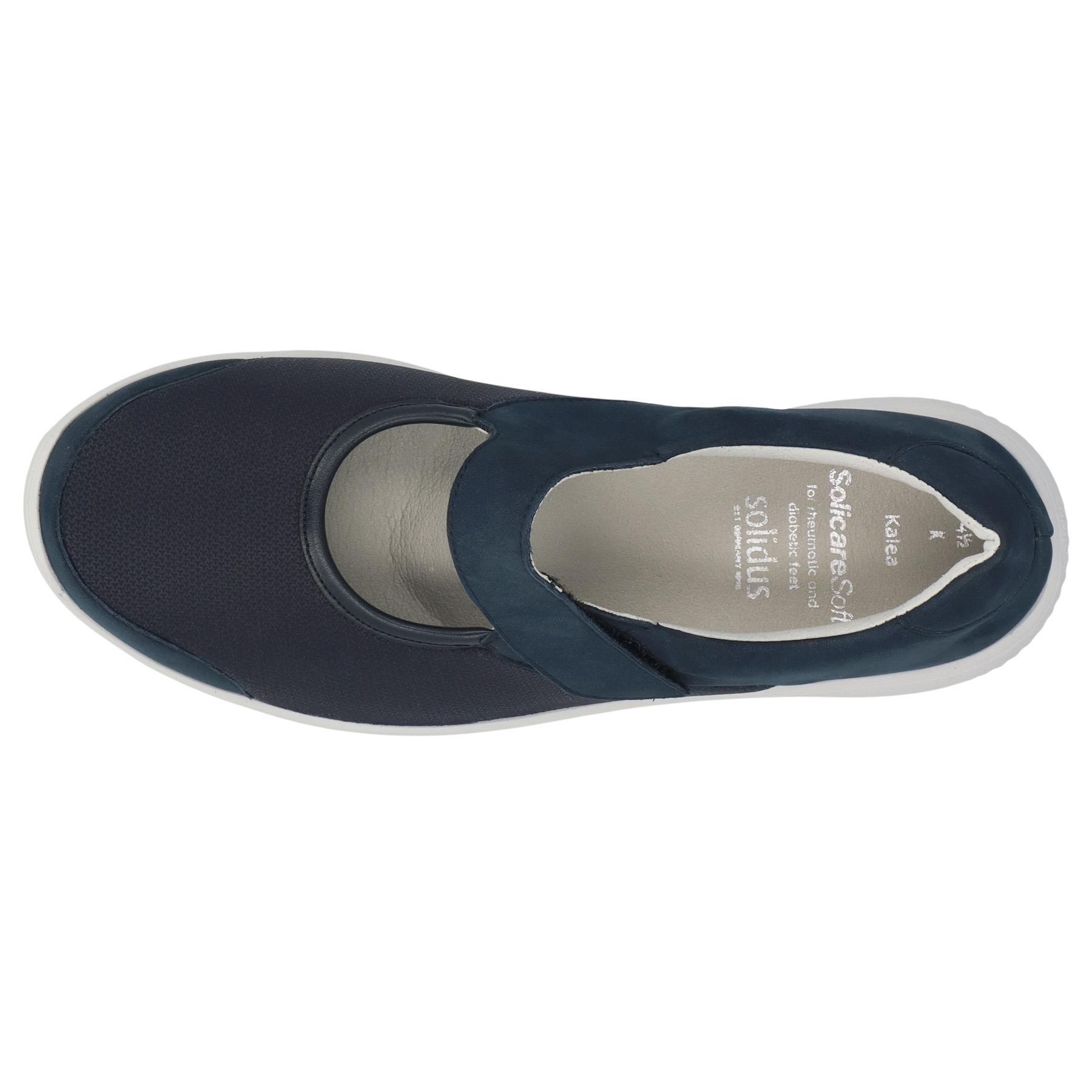 blaue slipper draufsicht