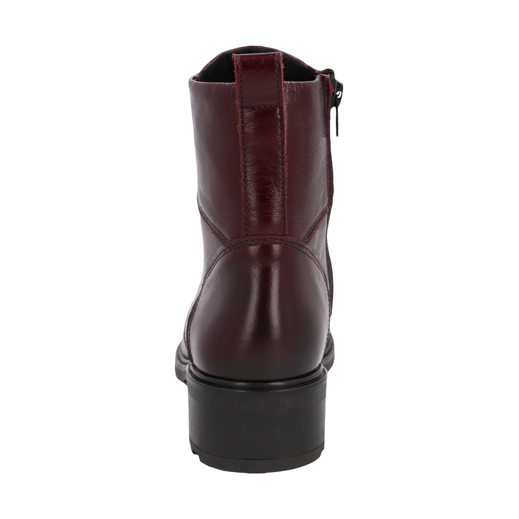 rote stiefel hinteransicht