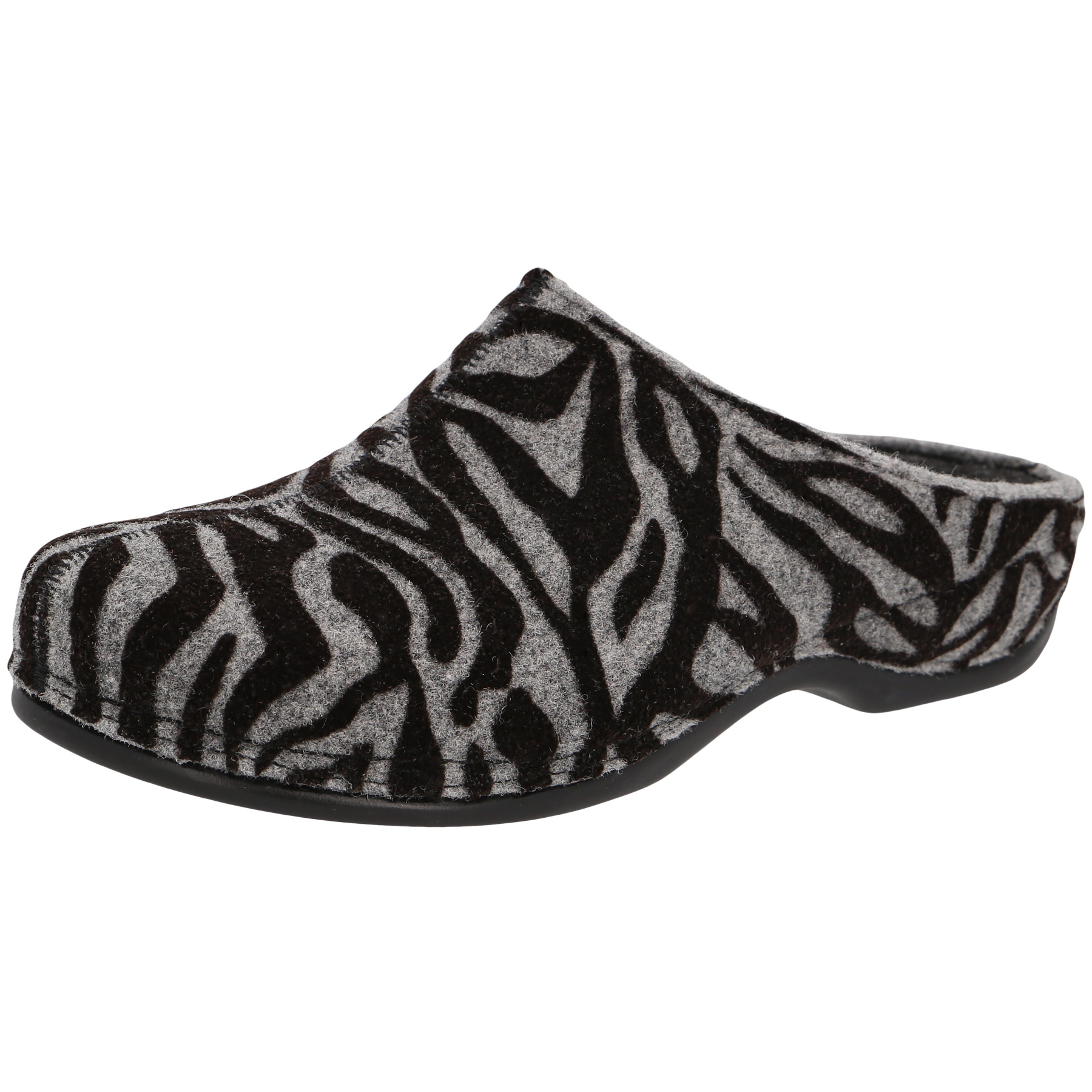 grau/Zebra Filz