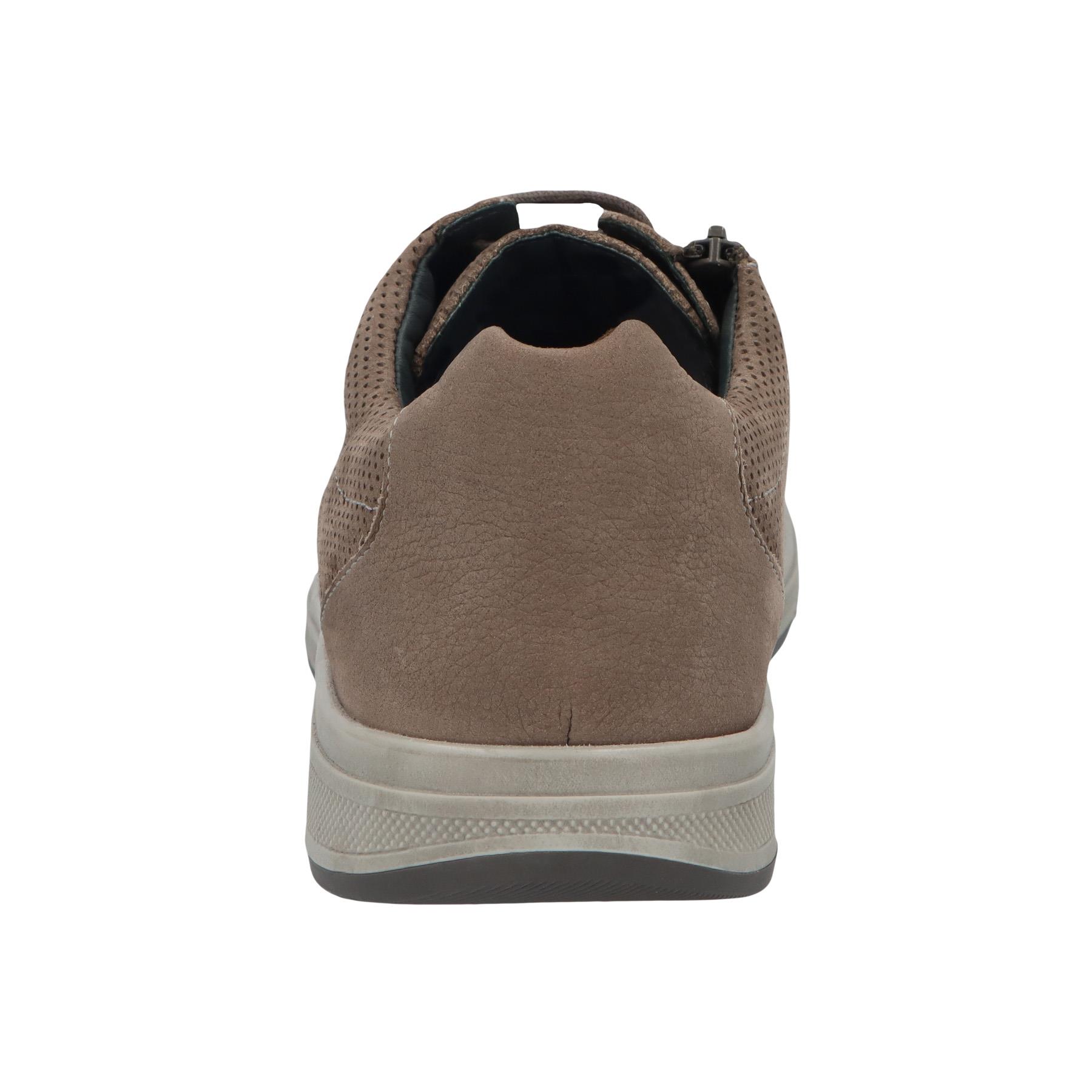 graue halbschuh hinteransicht