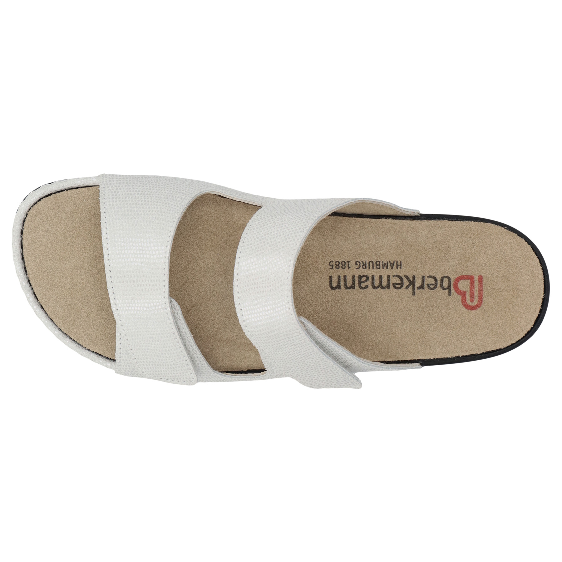 weiße pantolette draufsicht