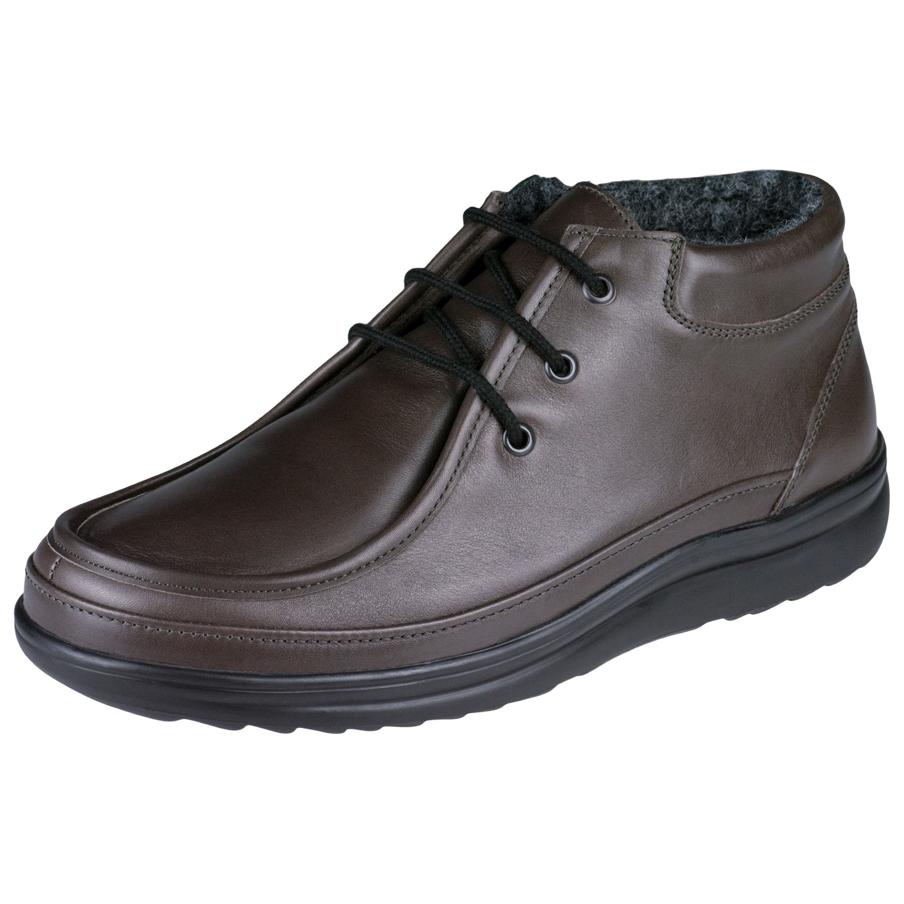 braune halbschuh 3-4 ansicht