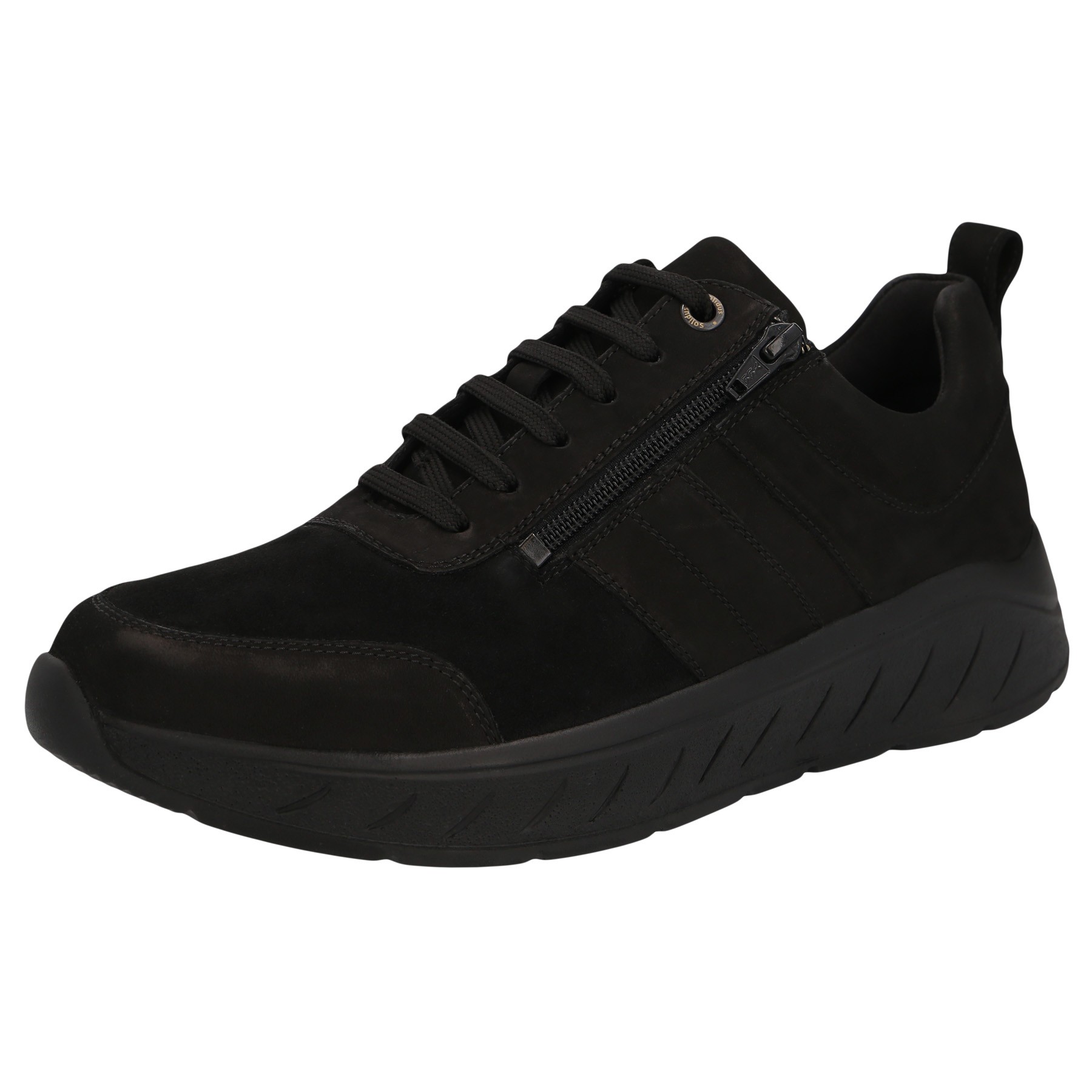 schwarze halbschuh 3-4 ansicht
