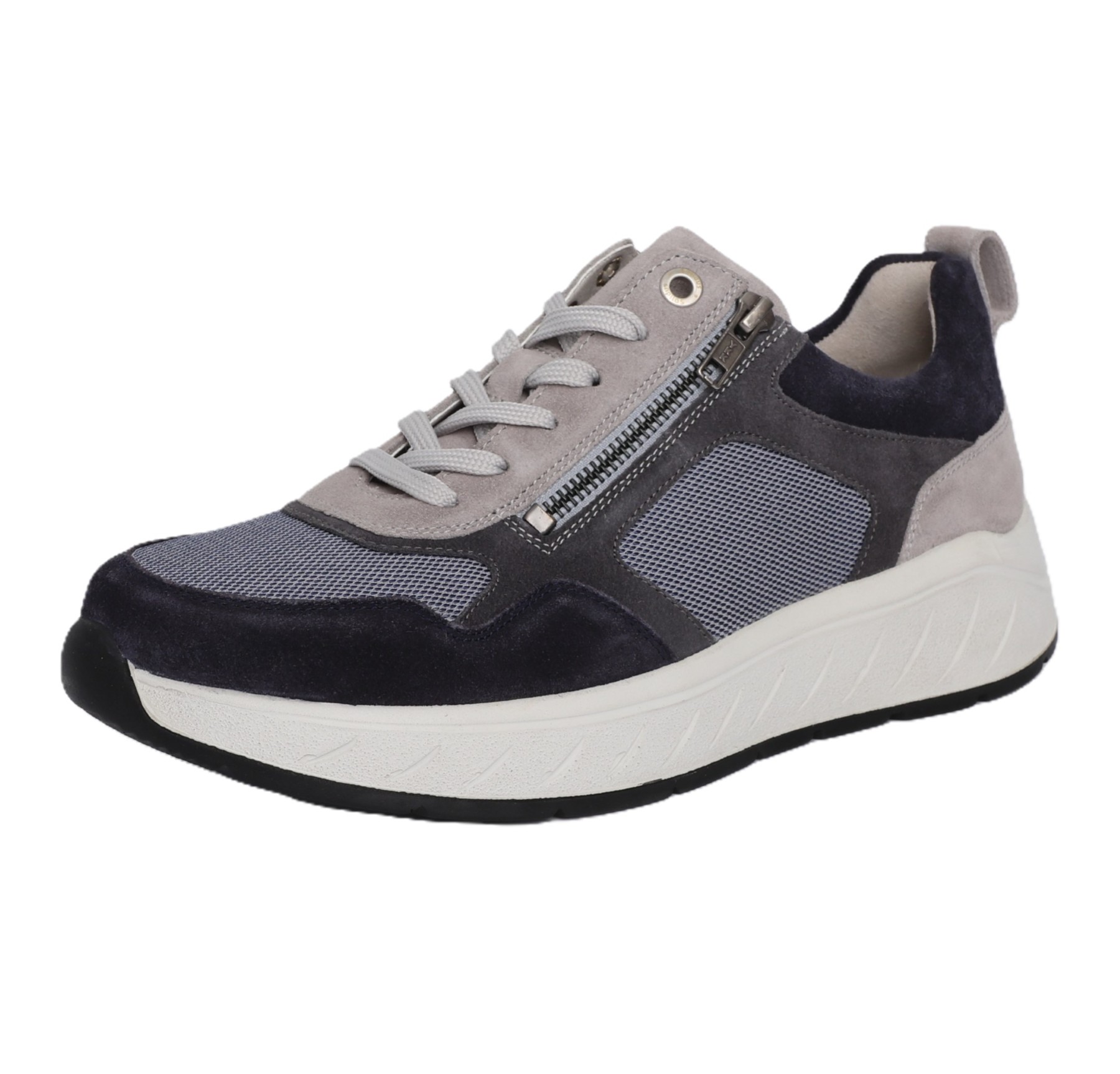 blaue halbschuh 3-4 ansicht