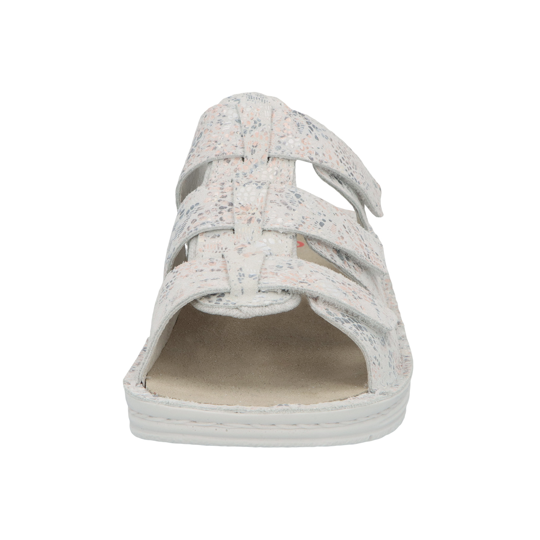 mehrfarbige pantolette vorderansicht