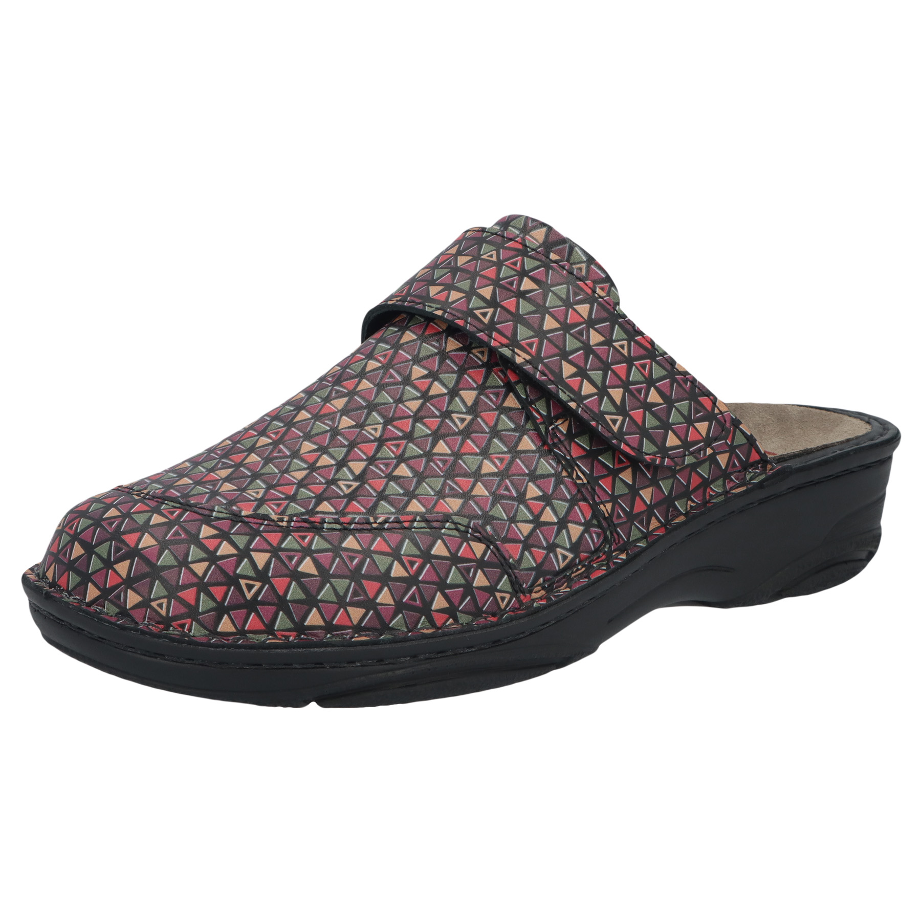 multicolor Leder/Print/Stretch