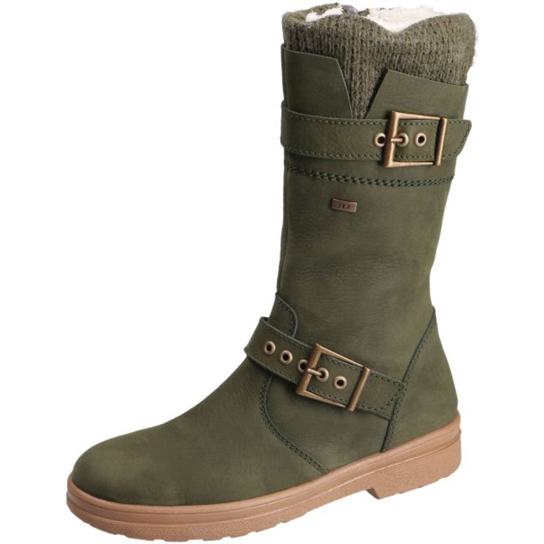 grüne stiefel 3-4 ansicht