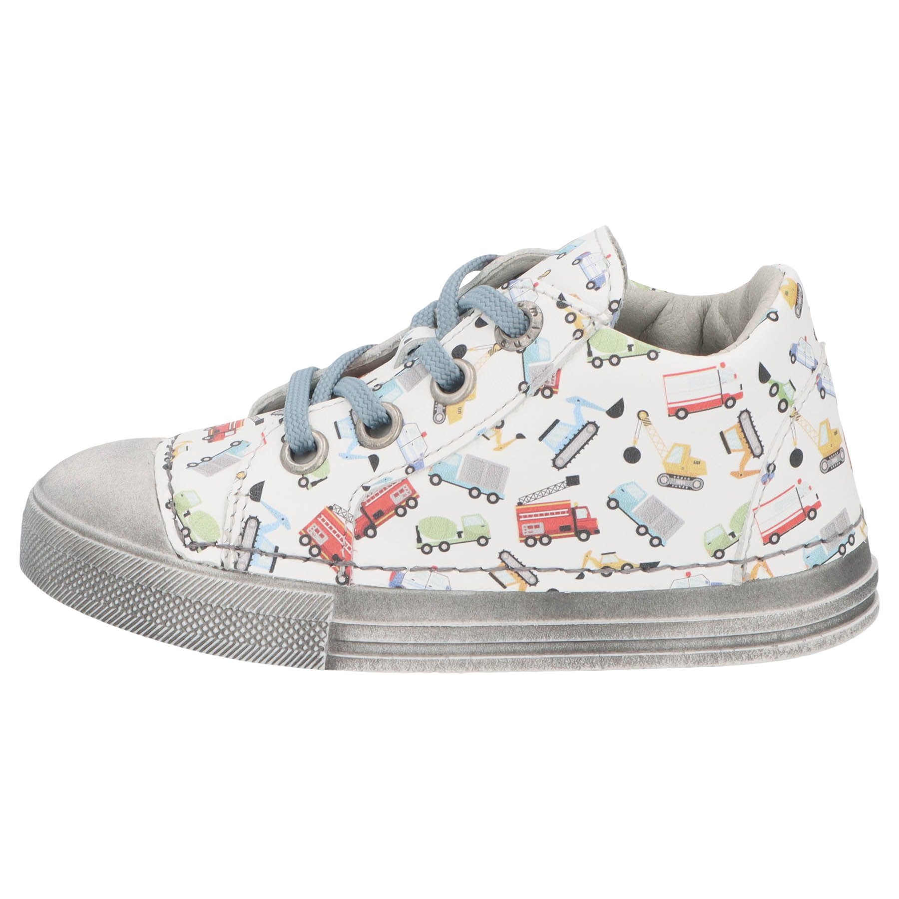 mehrfarbige lauflernschuhe seitenansicht links