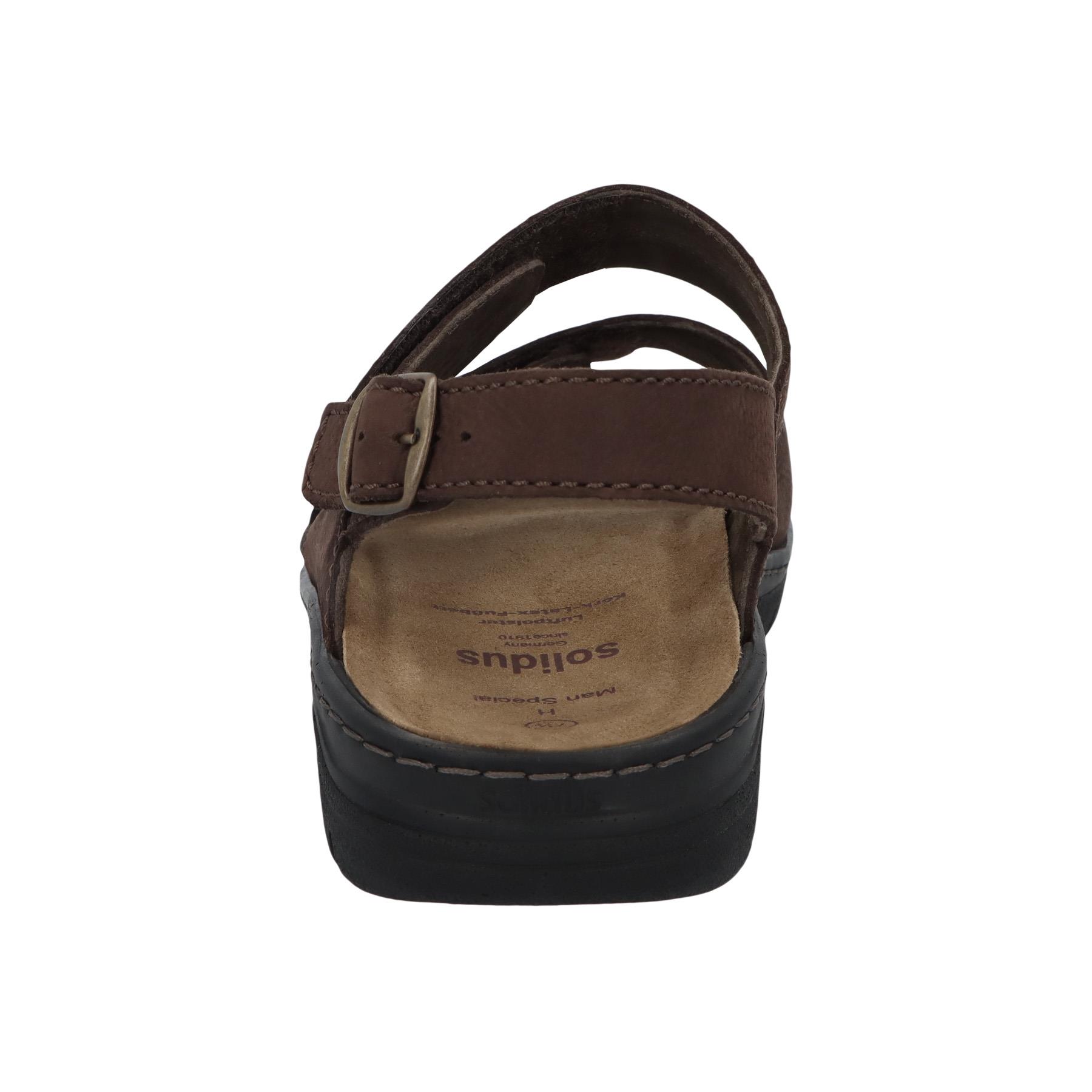 braune sandale hinteransicht