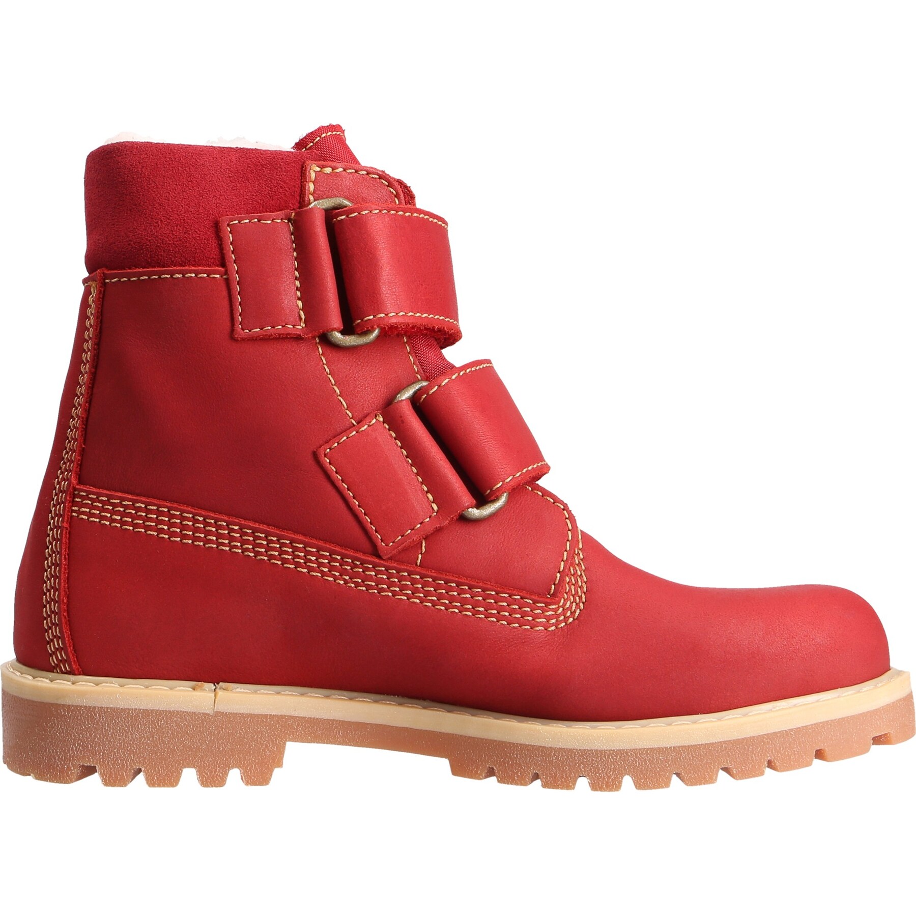 rote stiefeletten seitenansicht rechts