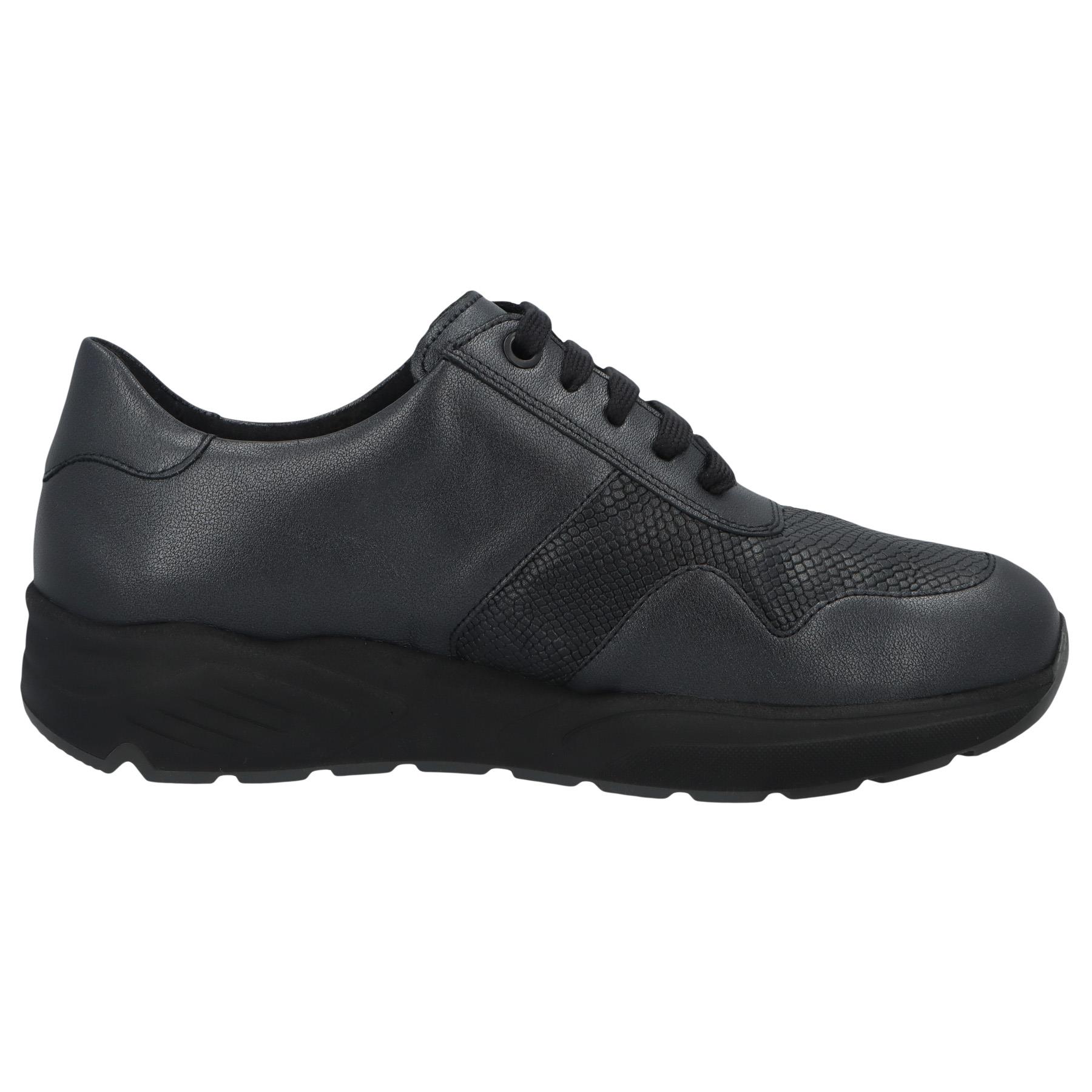 graue halbschuh seitenansicht rechts