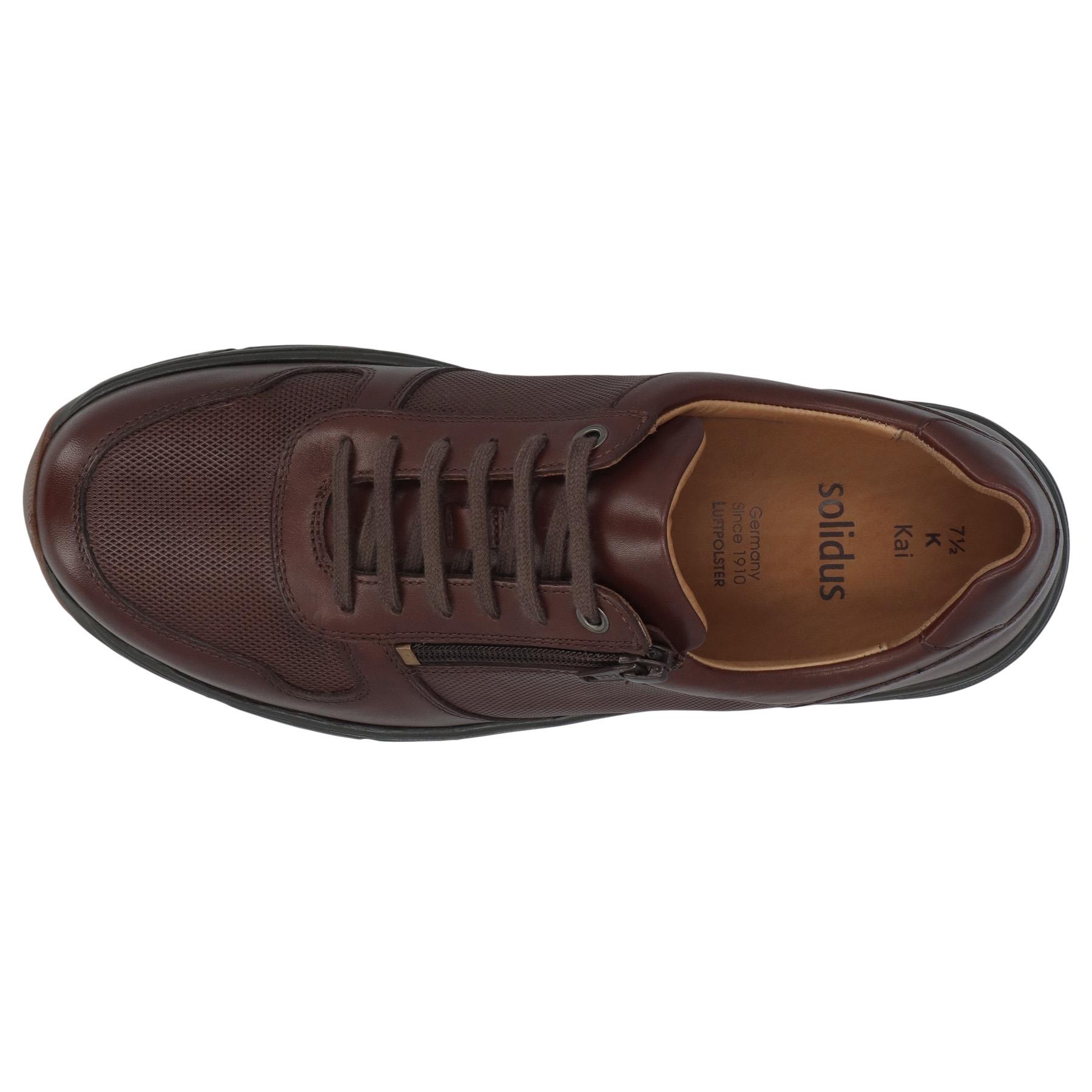 braune halbschuh draufsicht