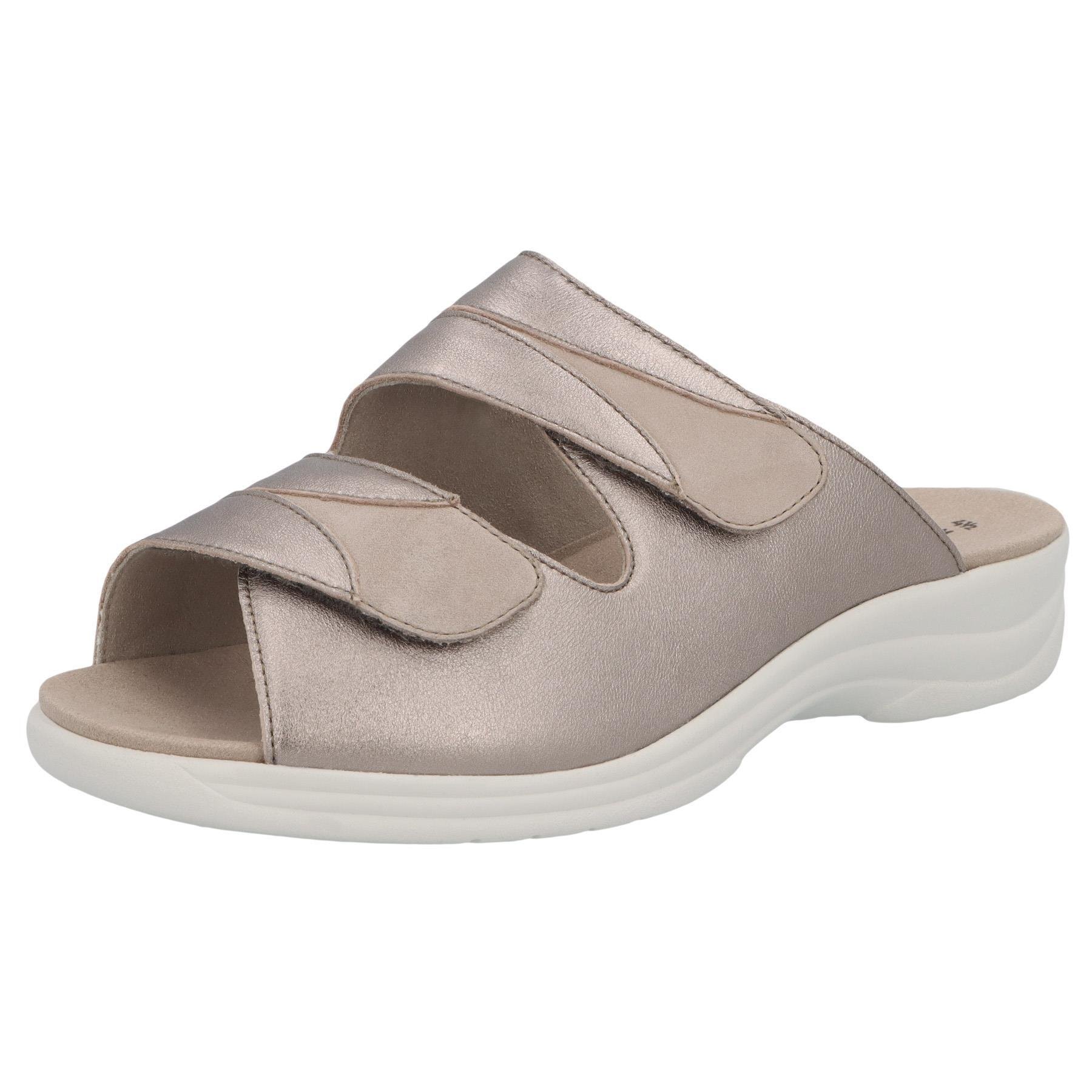 graue pantolette 3-4 ansicht