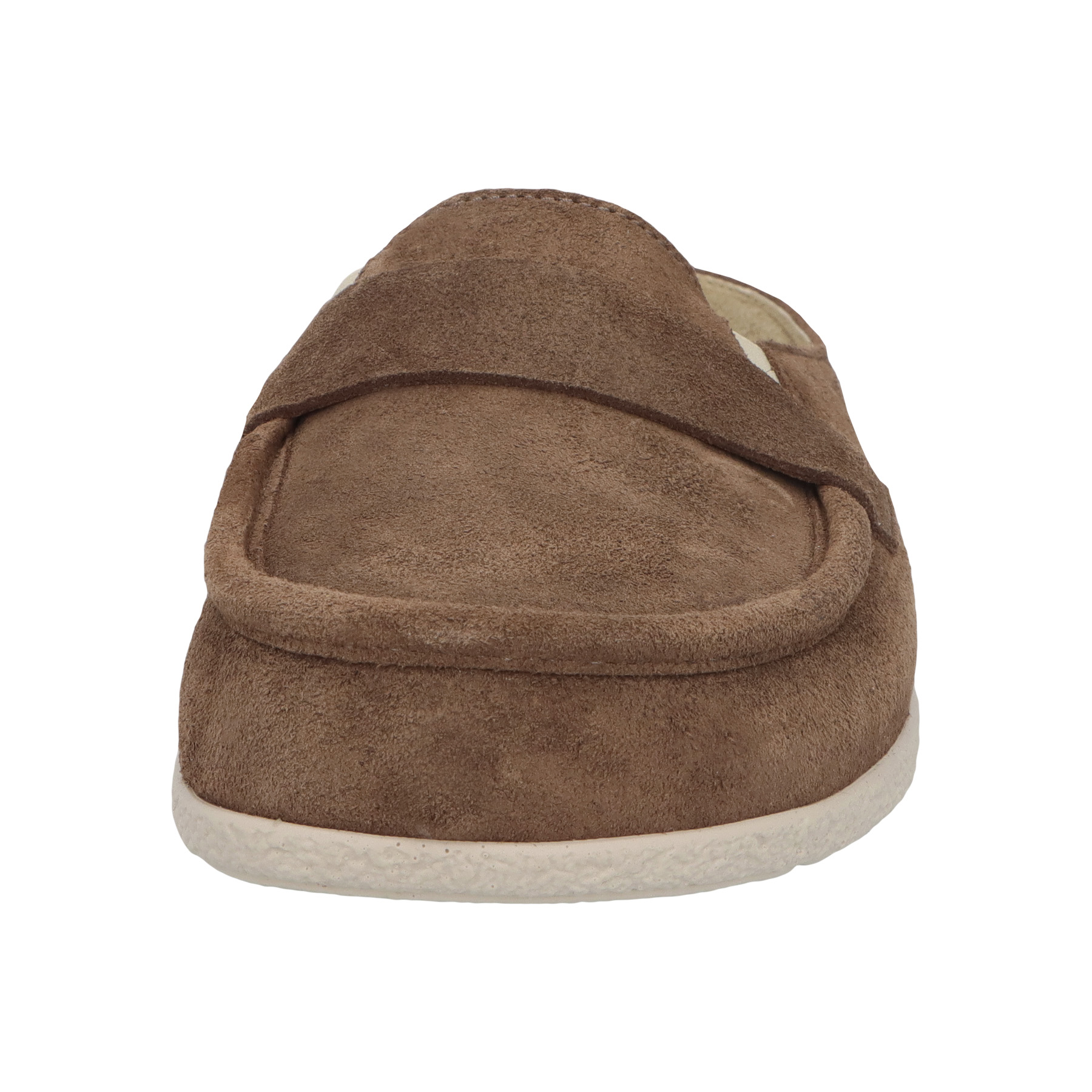 braune clogs vorderansicht