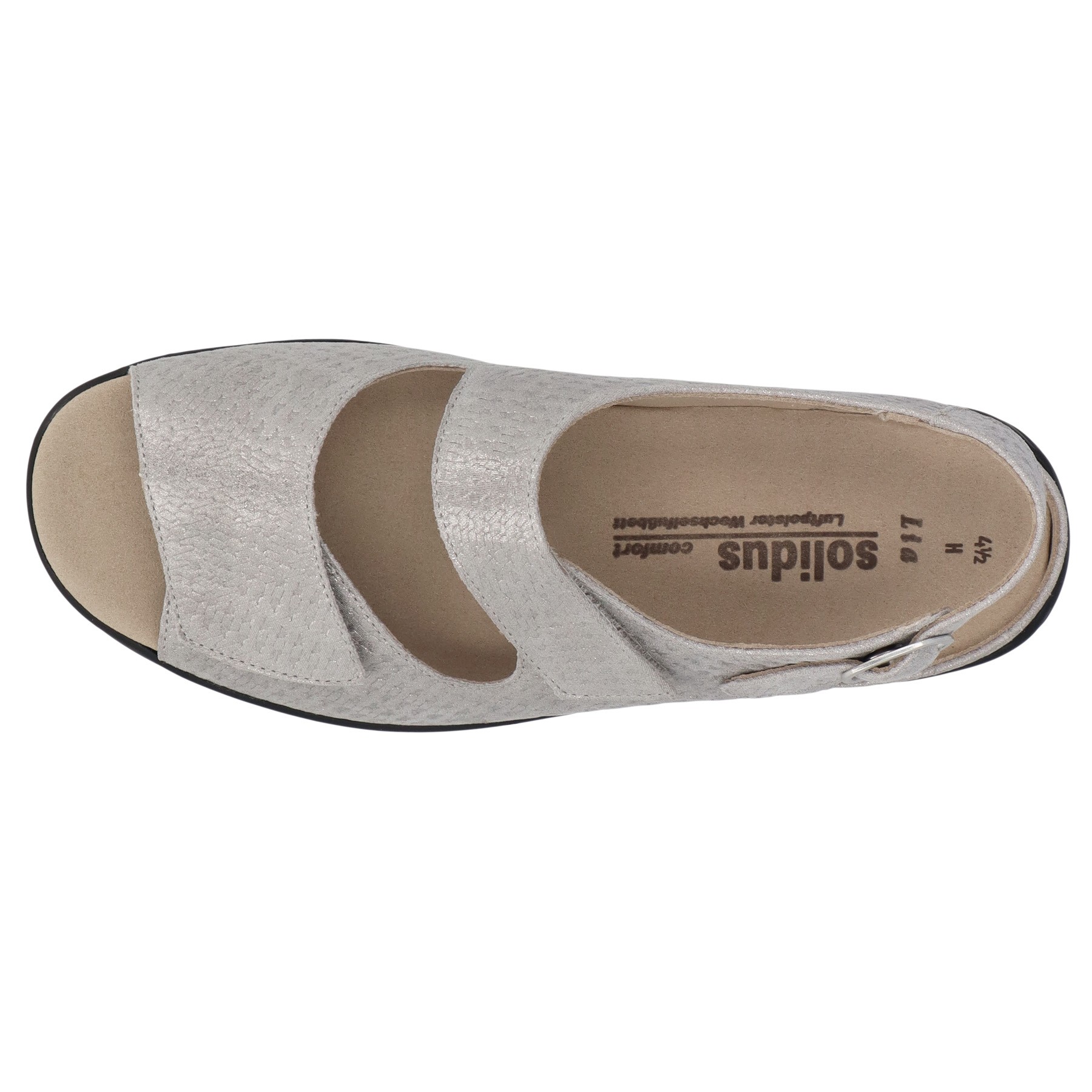 graue sandale draufsicht