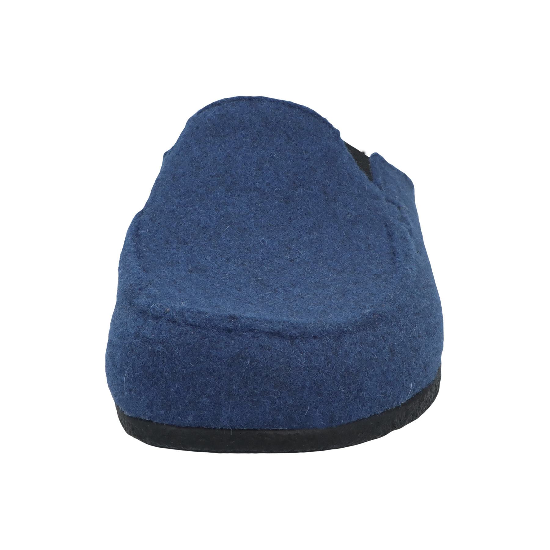 blaue hausschuhe vorderansicht