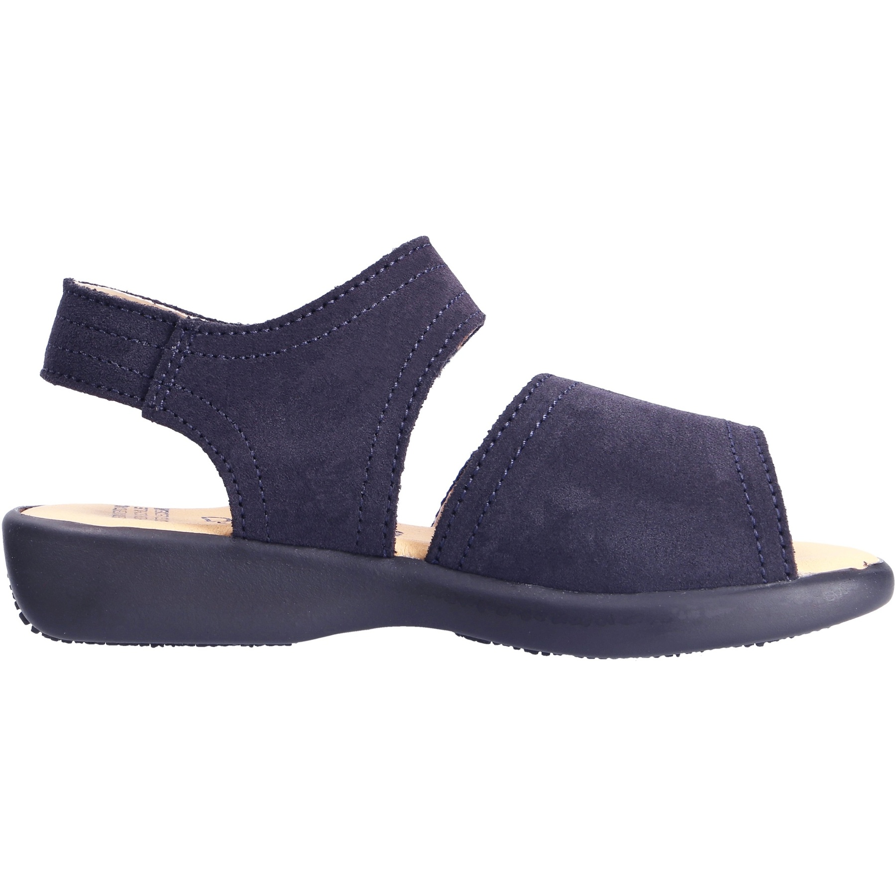 blaue sandale seitenansicht rechts