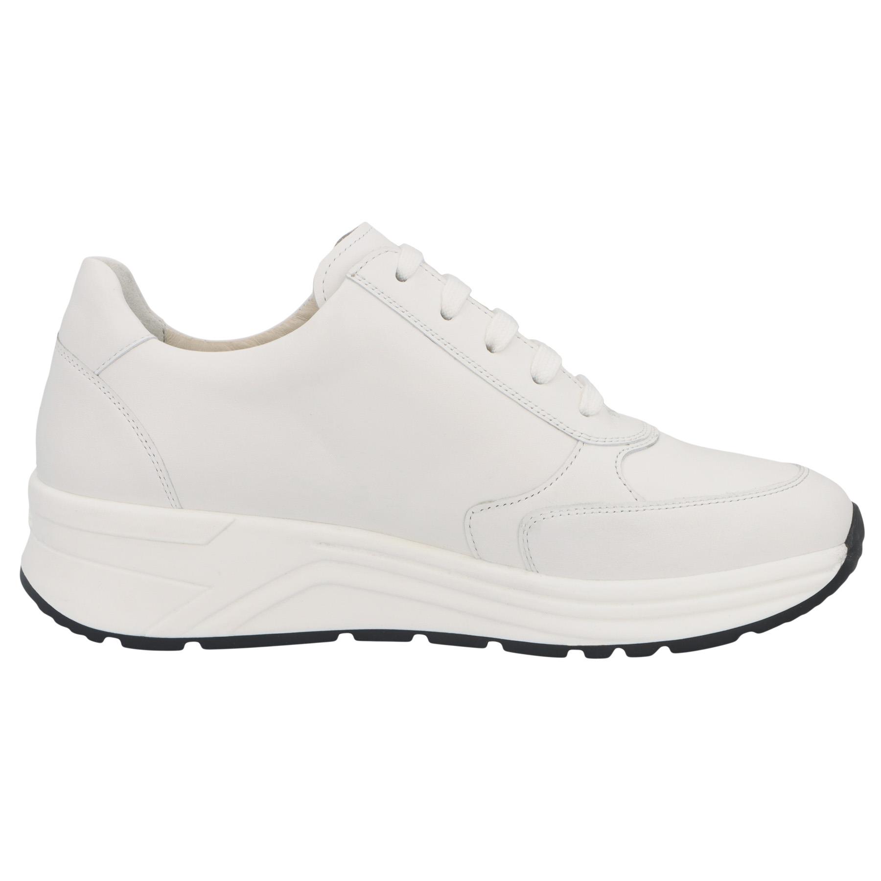 weiße halbschuh seitenansicht rechts