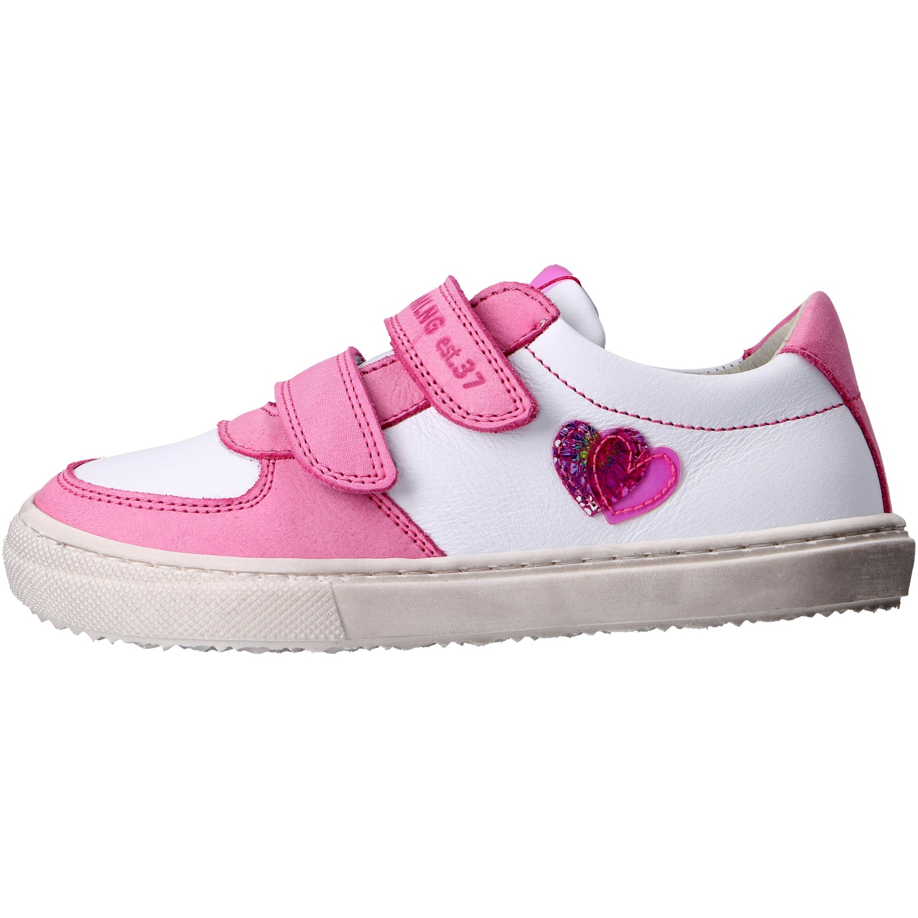 mehrfarbige halbschuh seitenansicht links