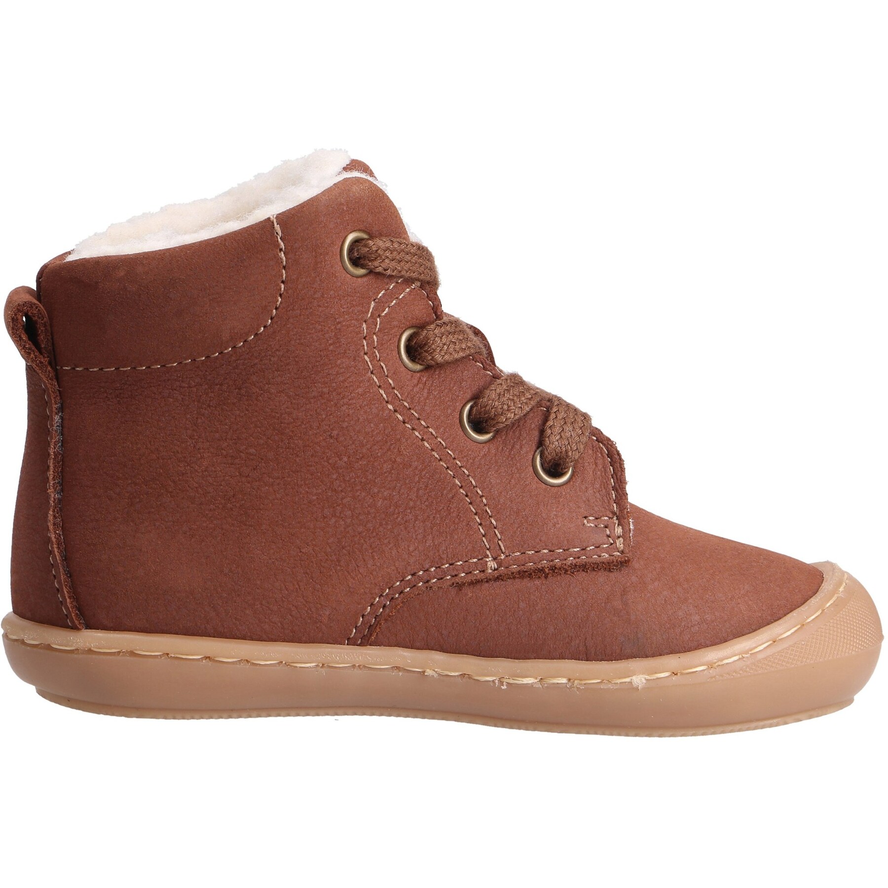 braune lauflernschuhe seitenansicht rechts