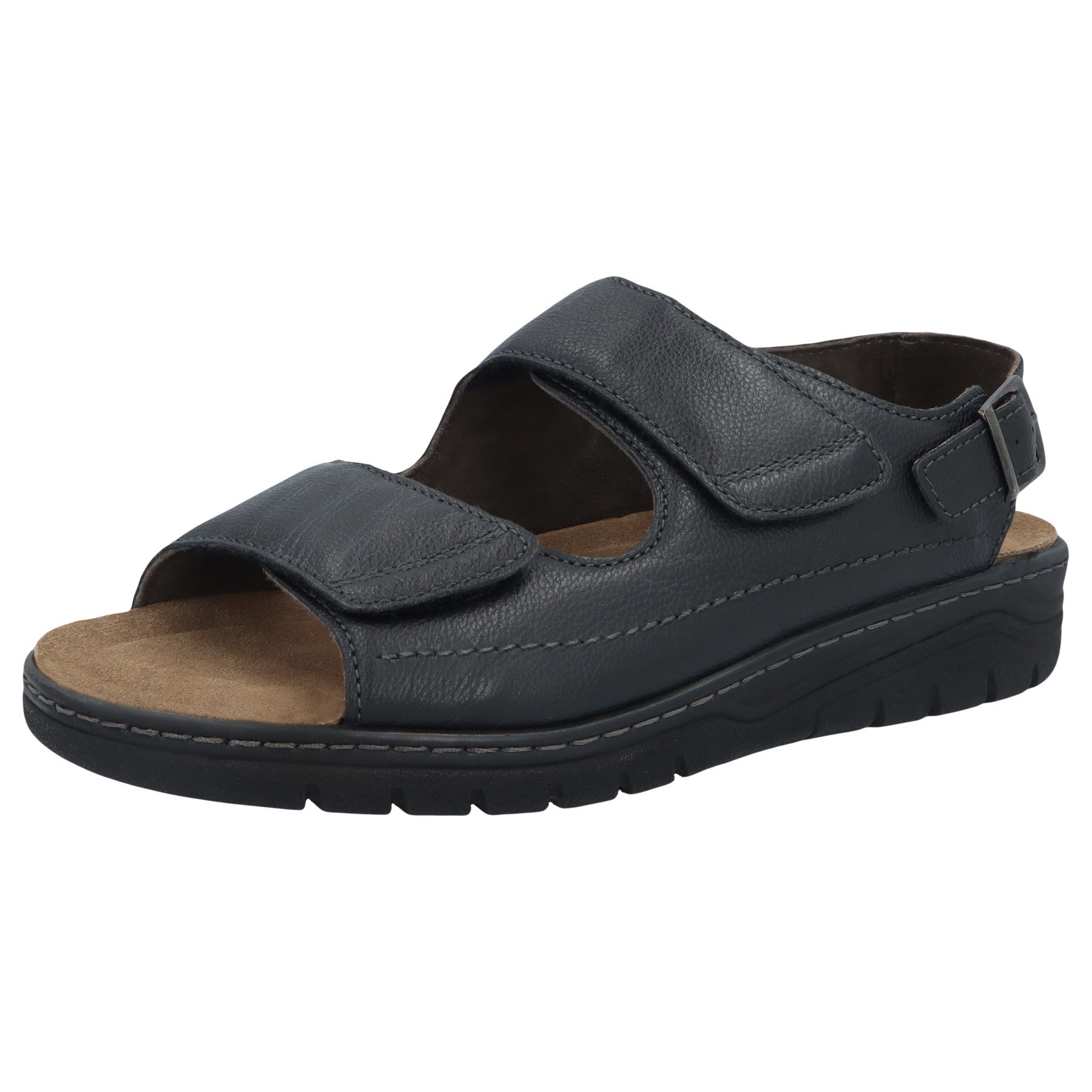 schwarze sandale 3-4 ansicht