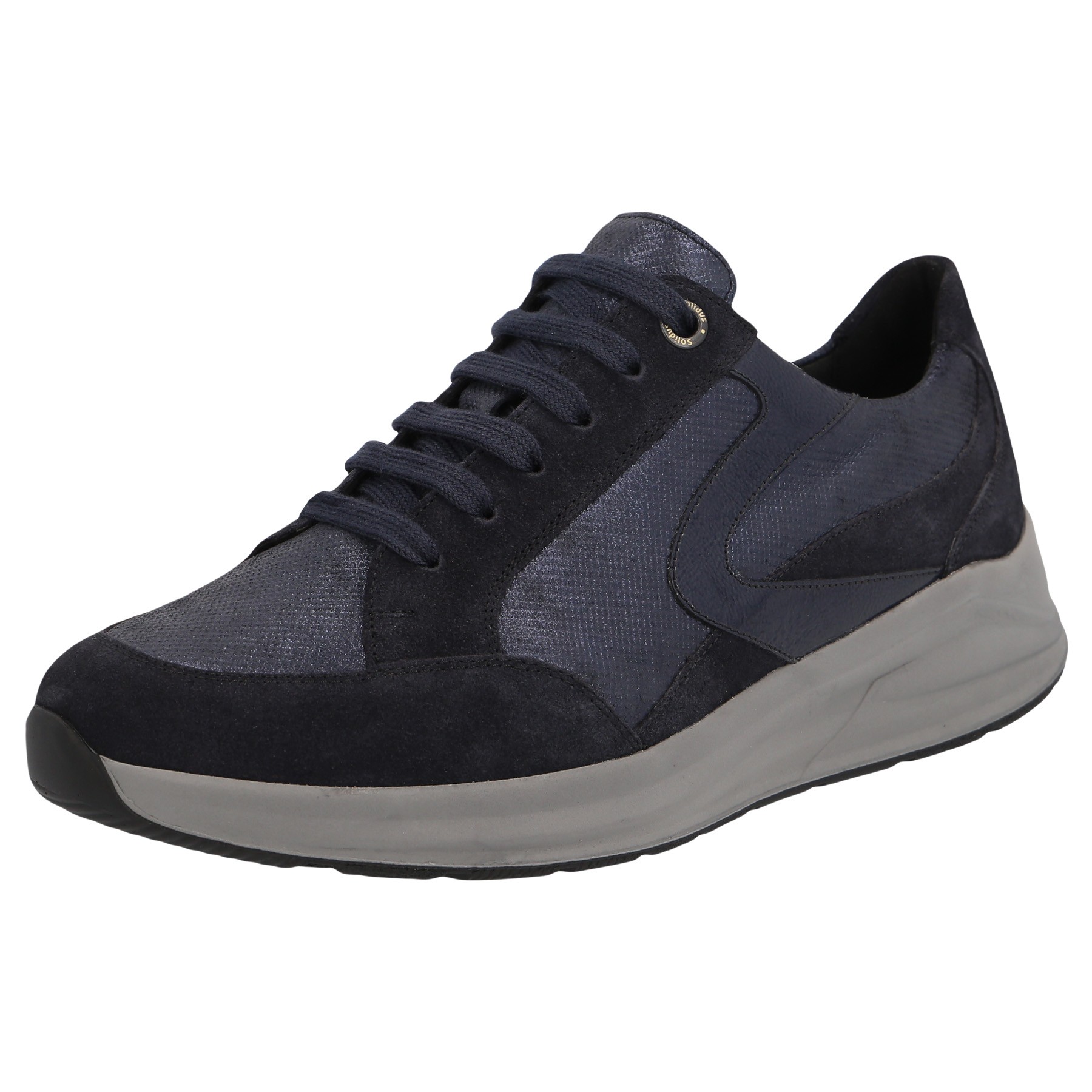 blaue halbschuh 3-4 ansicht