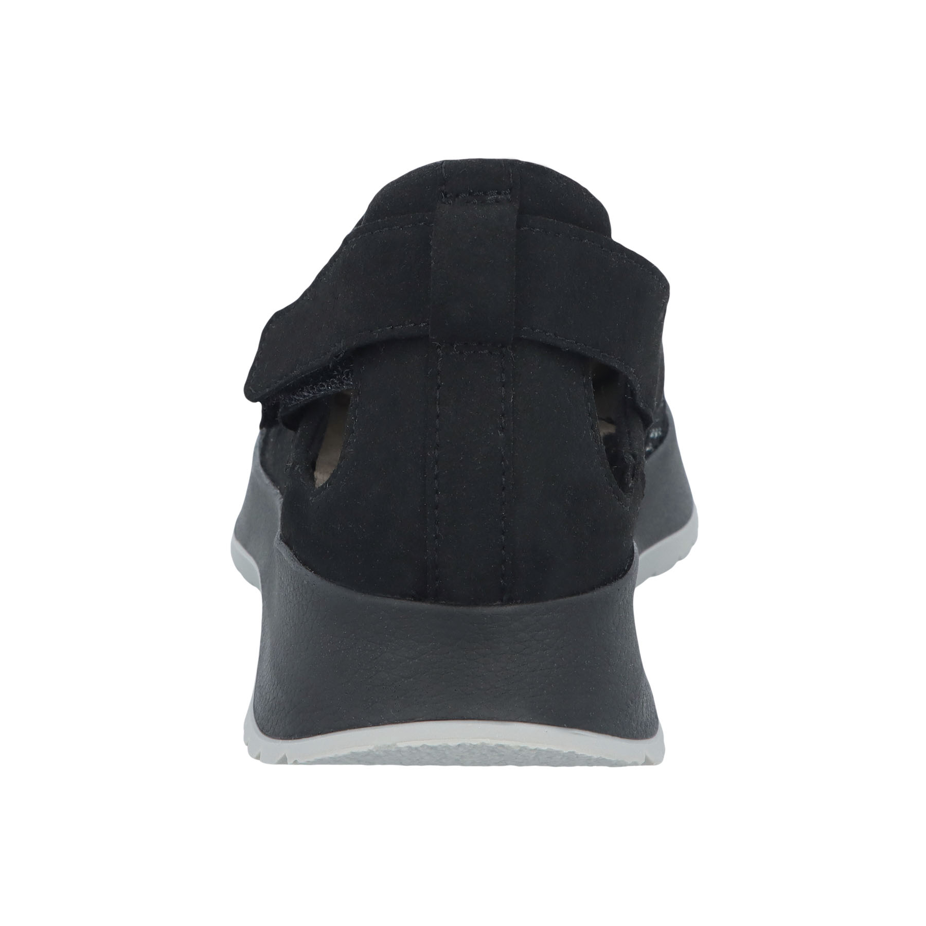 schwarze sneaker hinteransicht