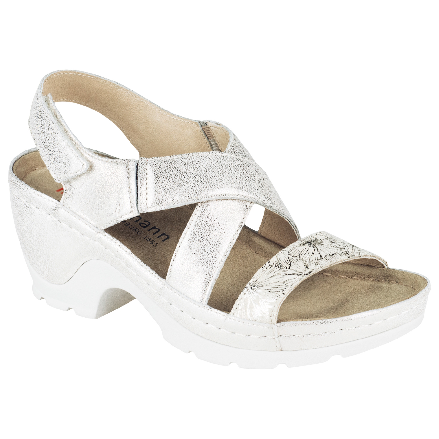 mehrfarbige sandale 3-4 ansicht