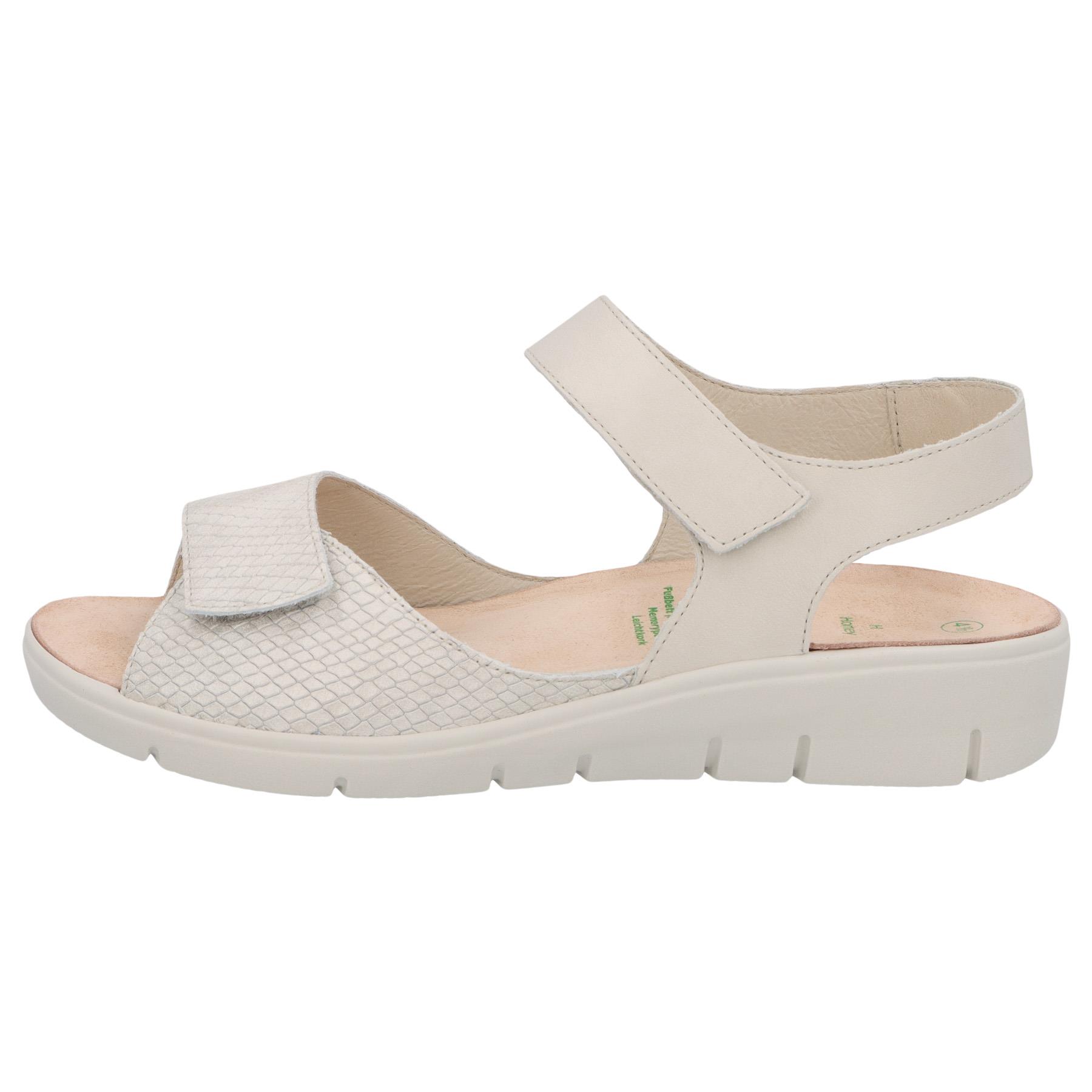 weiße sandale seitenansicht links