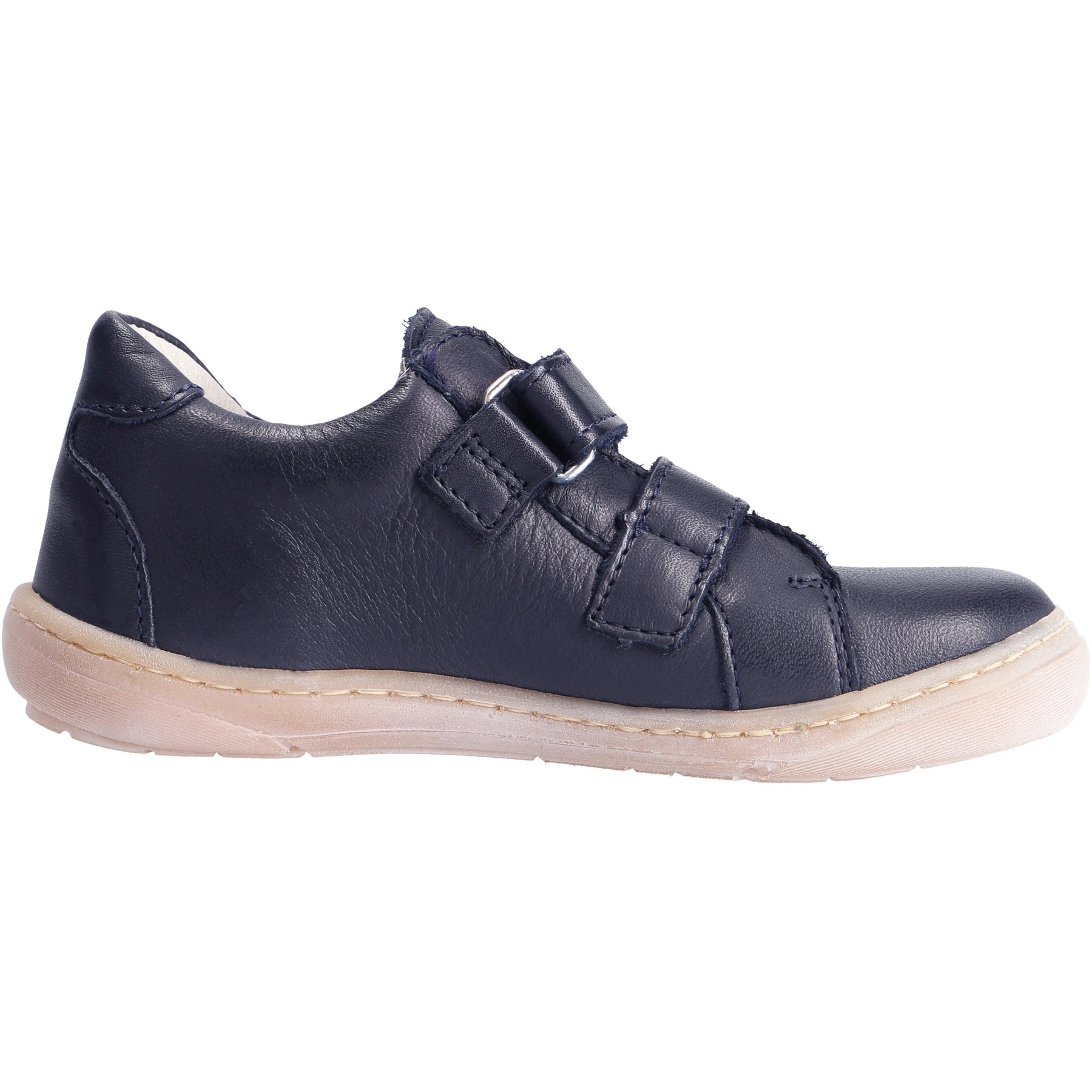 blaue halbschuh seitenansicht rechts