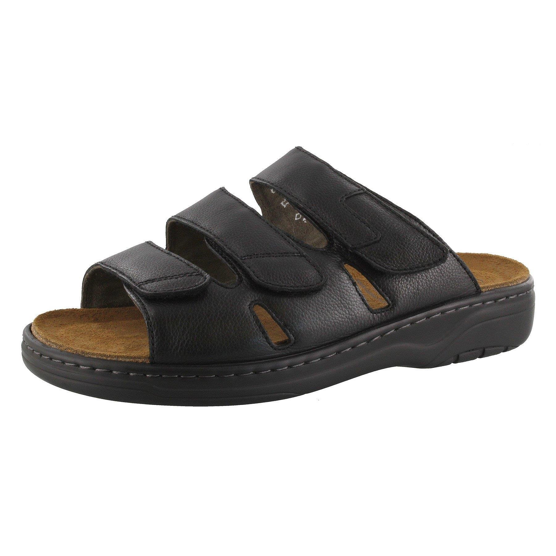 schwarze pantolette 3-4 ansicht